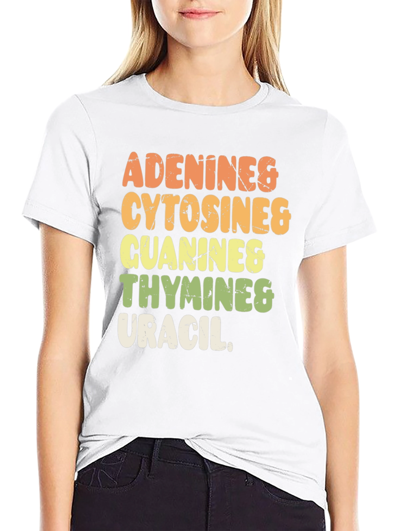 DNA Bases T-Shirt Adenine Cytosine Guanine Thymine