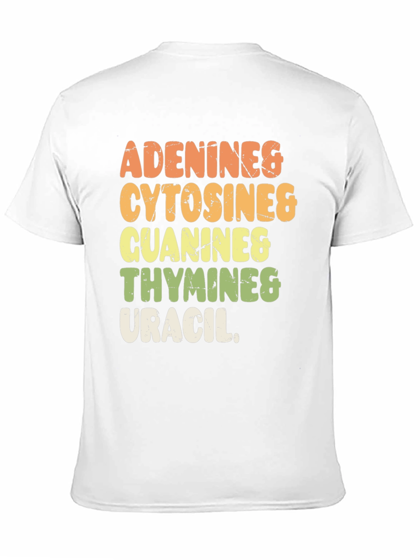 DNA Bases T-Shirt Adenine Cytosine Guanine Thymine