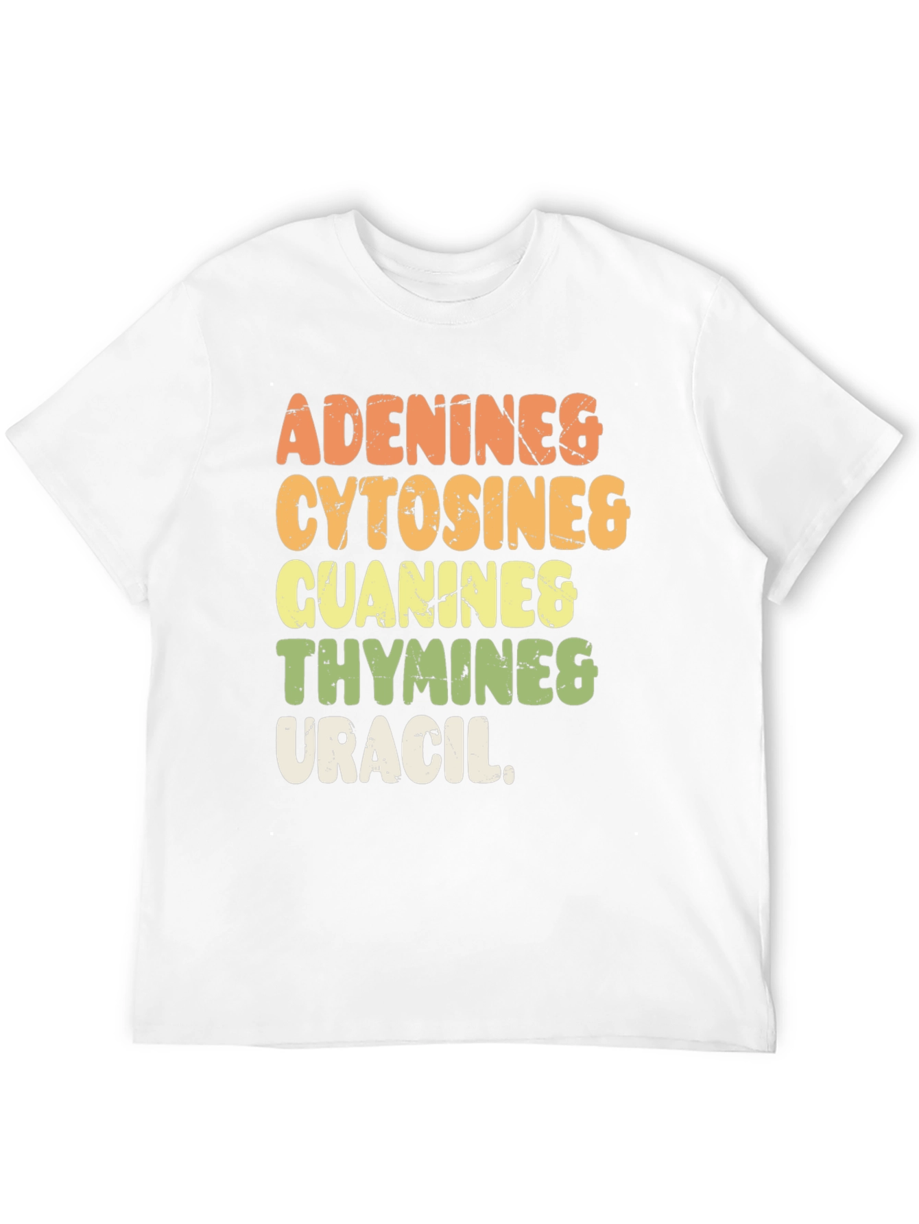 DNA Bases T-Shirt Adenine Cytosine Guanine Thymine