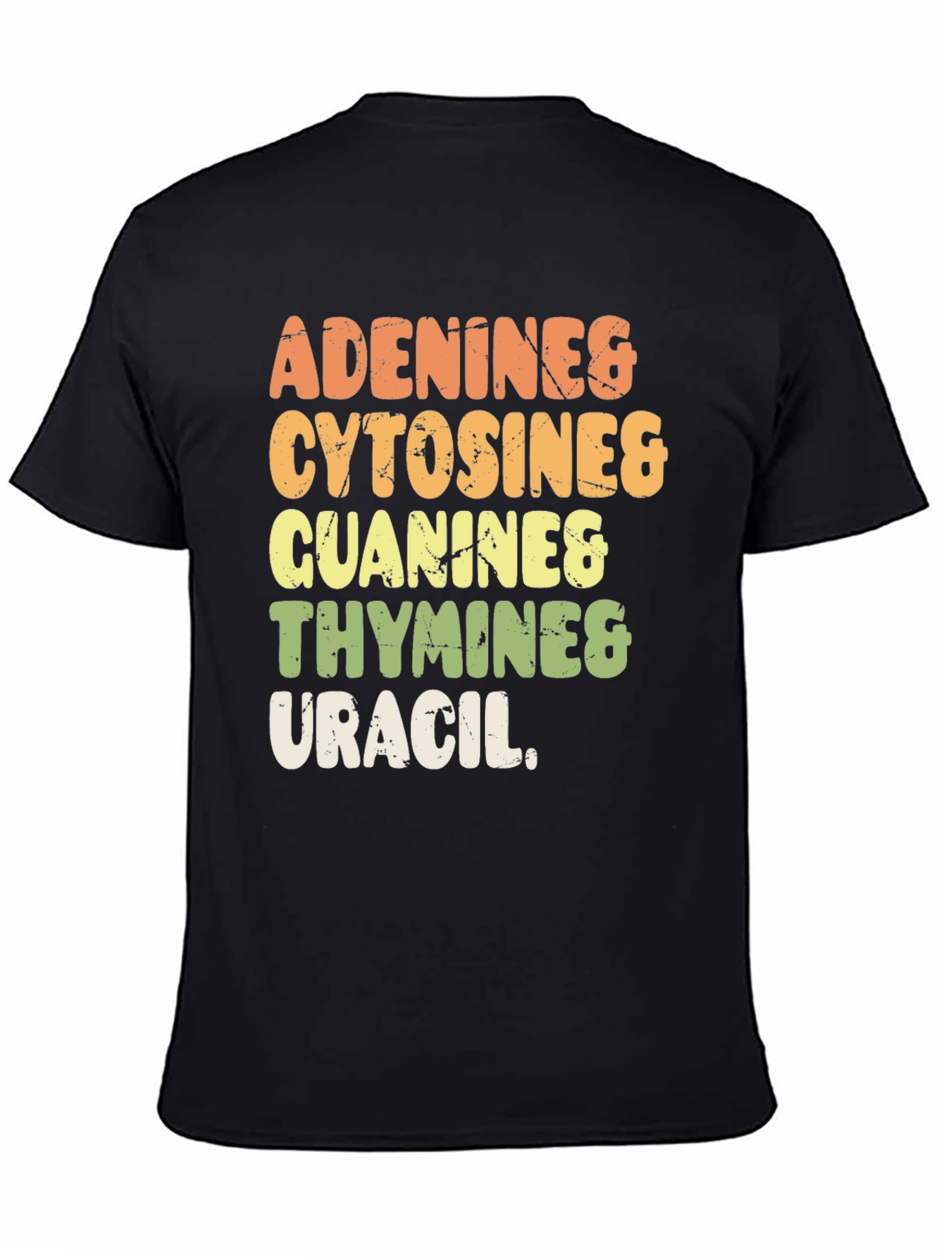 DNA Bases T-Shirt Adenine Cytosine Guanine Thymine