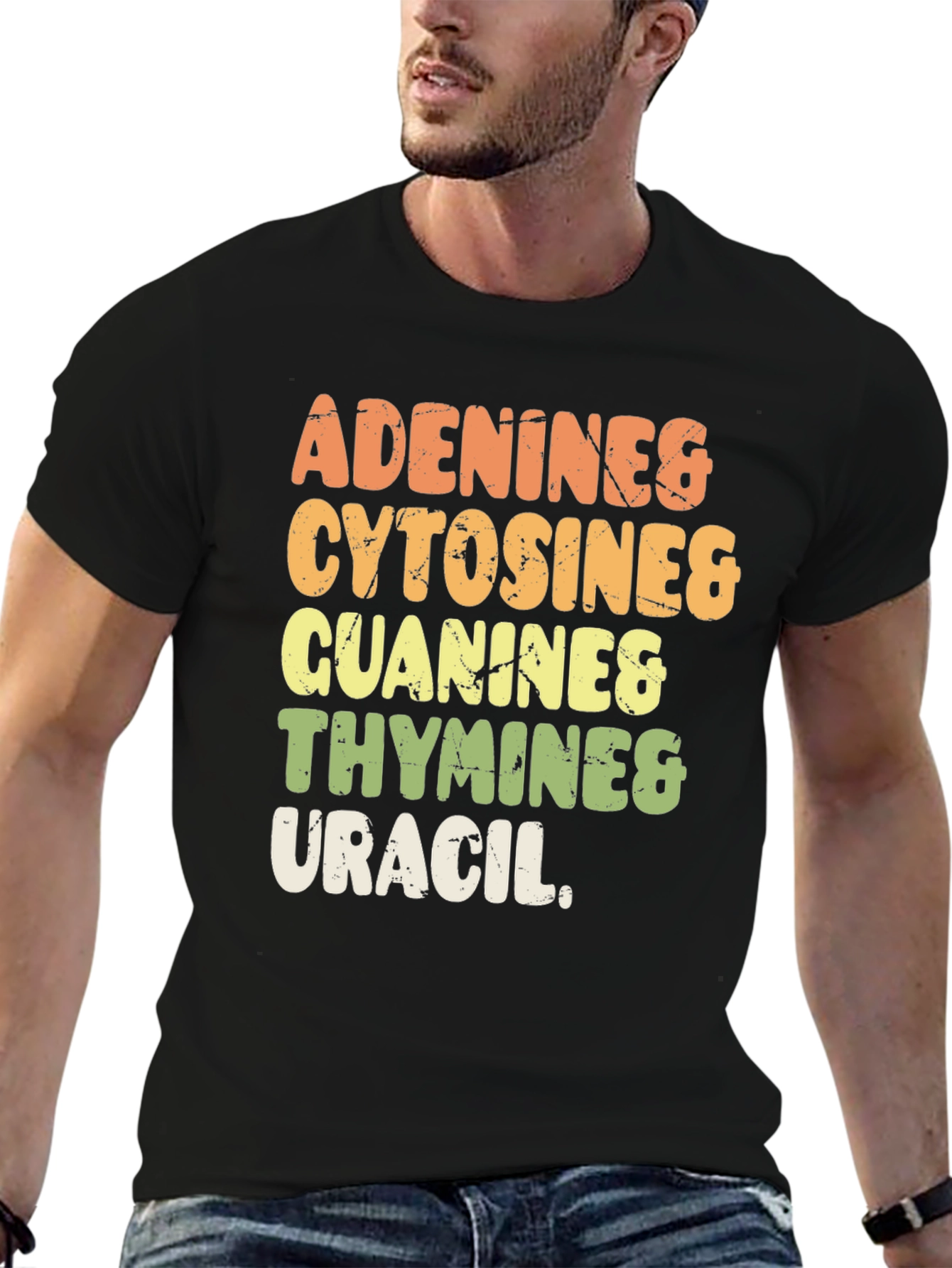 DNA Bases T-Shirt Adenine Cytosine Guanine Thymine