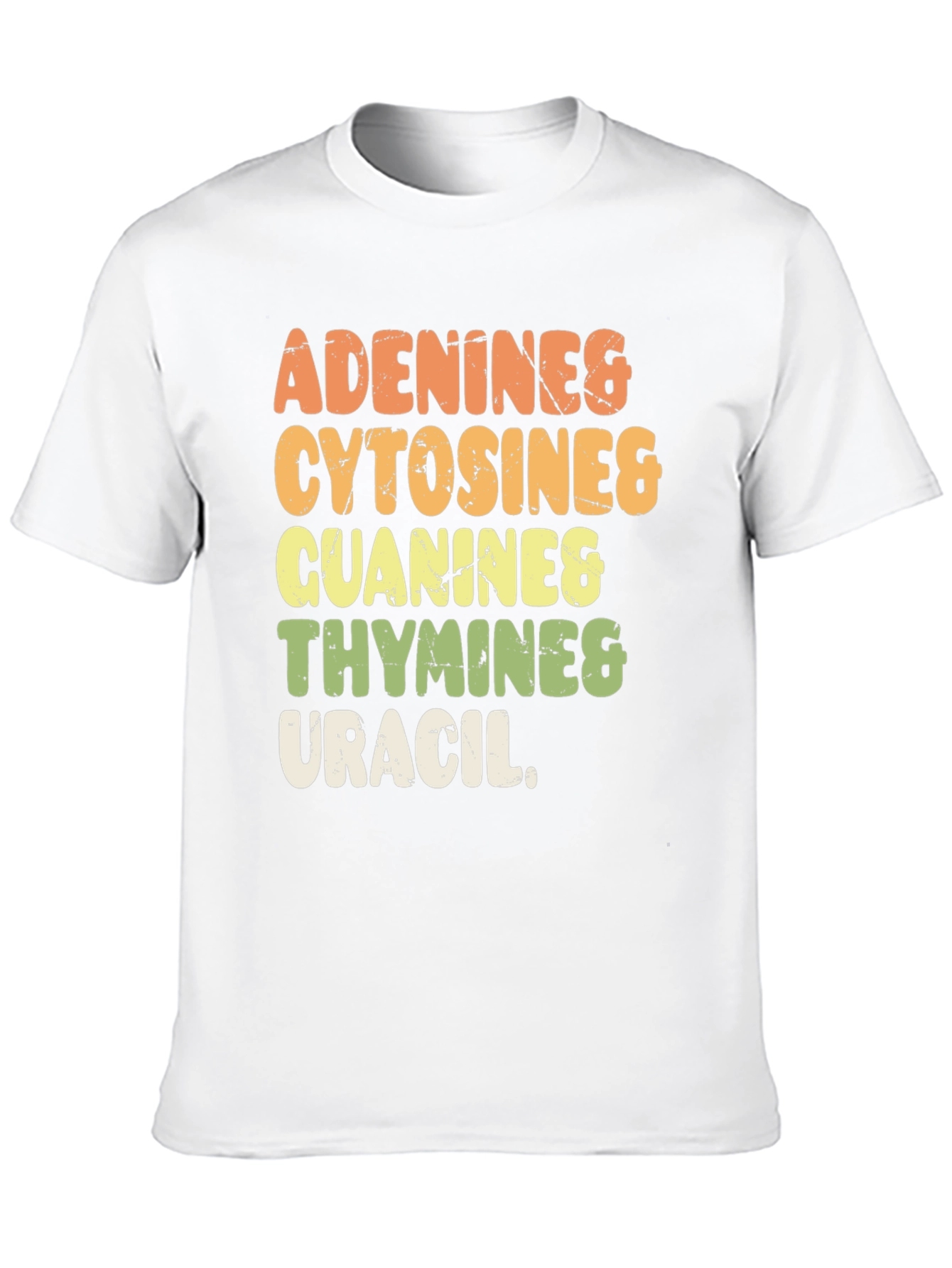 DNA Bases T-Shirt Adenine Cytosine Guanine Thymine