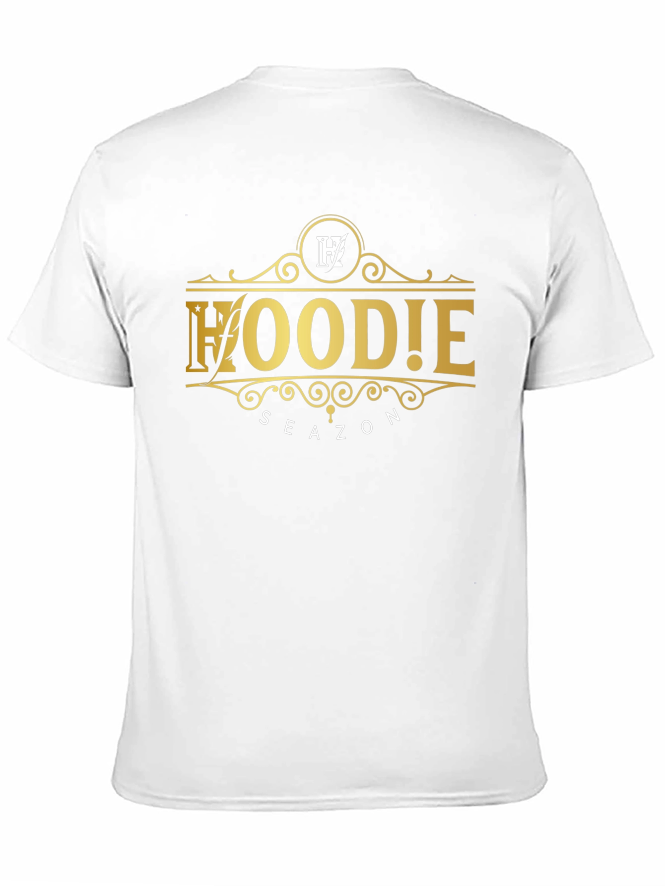 Hoodie Season Black Graphic T-Shirt