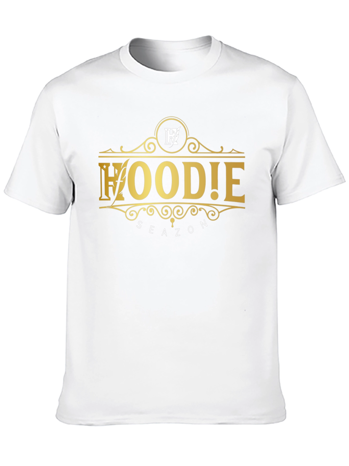 Hoodie Season Black Graphic T-Shirt