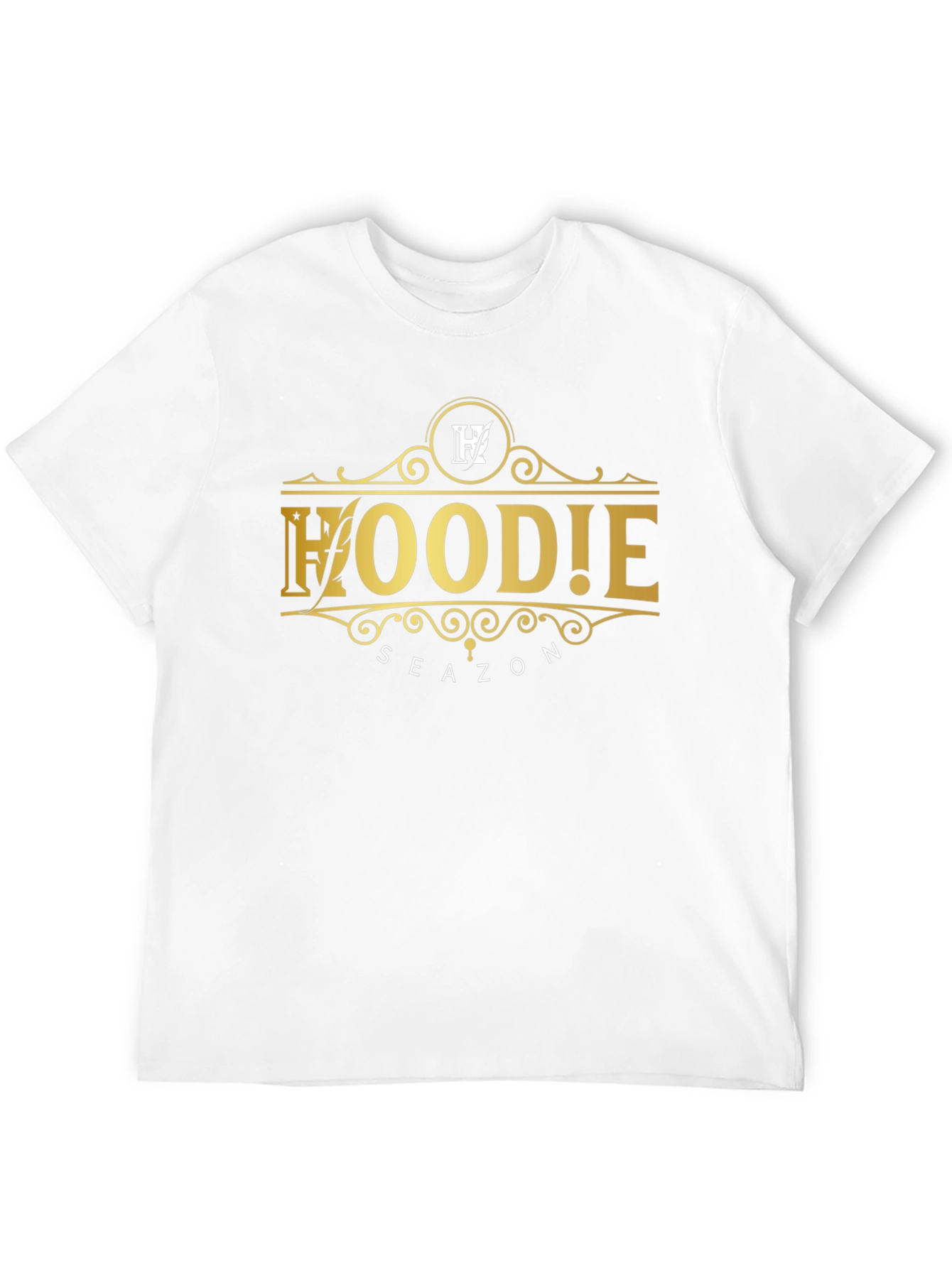 Hoodie Season Black Graphic T-Shirt
