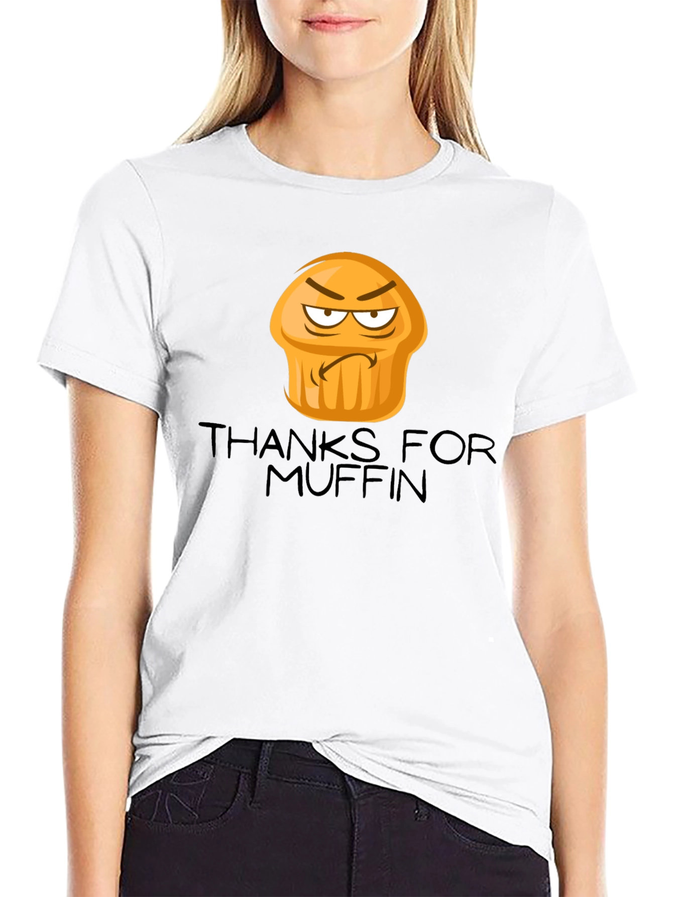 Thanks for Muffin Funny Graphic Tee