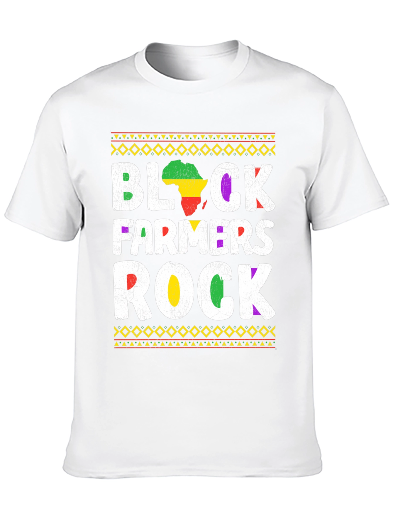 Black Farmers Rock T-Shirt - African Pride