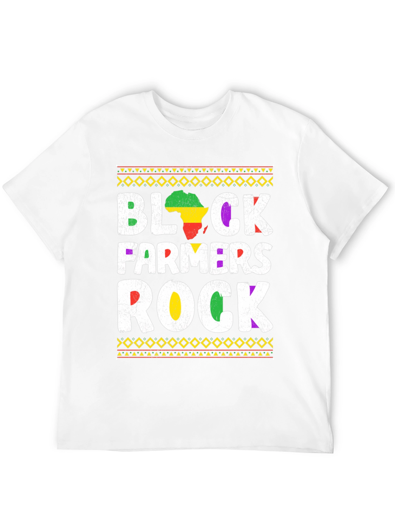 Black Farmers Rock T-Shirt - African Pride