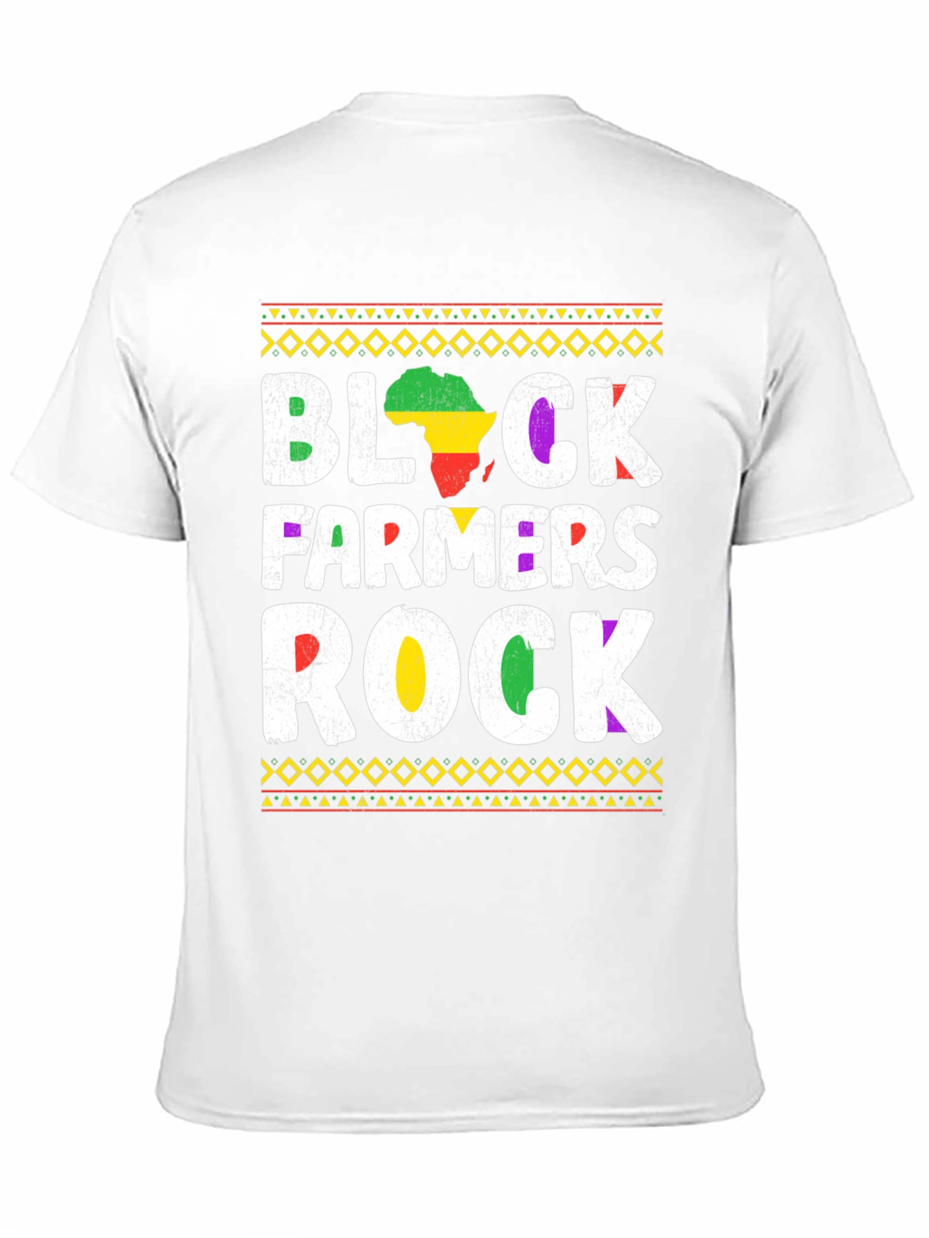 Black Farmers Rock T-Shirt - African Pride