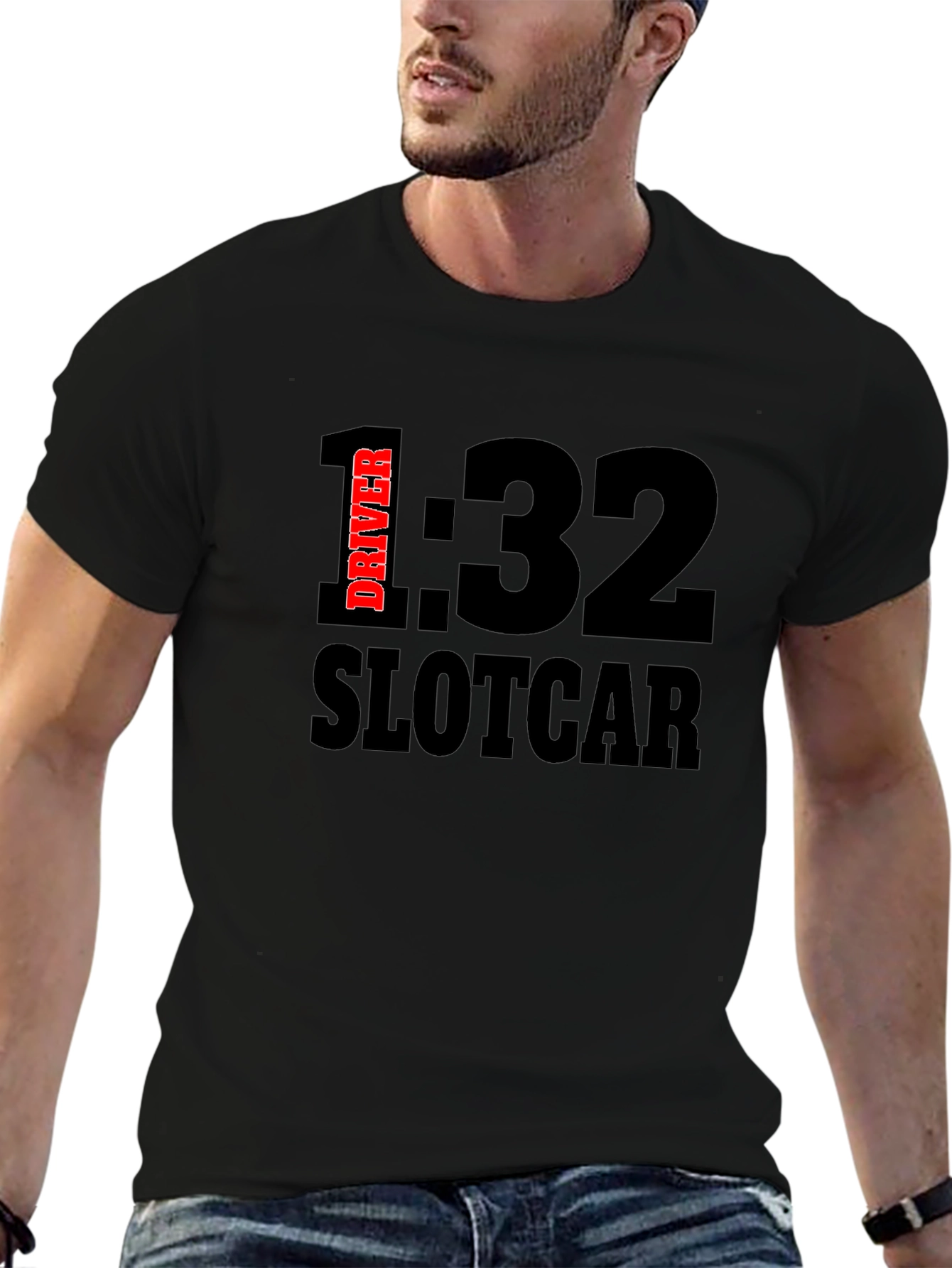 1:32 Driver Slotcar Black T-Shirt