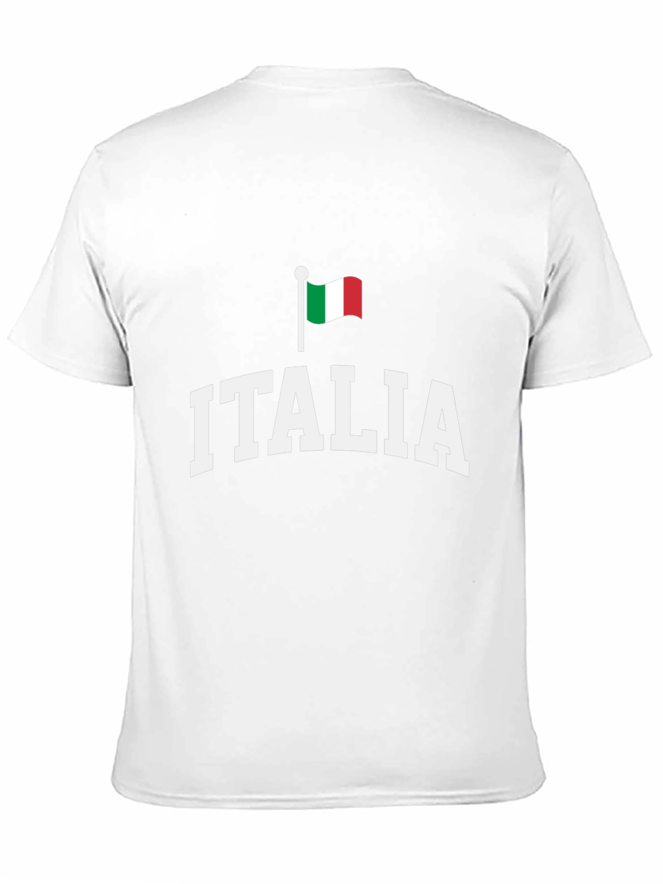 Italia Flag Graphic Tee - Black