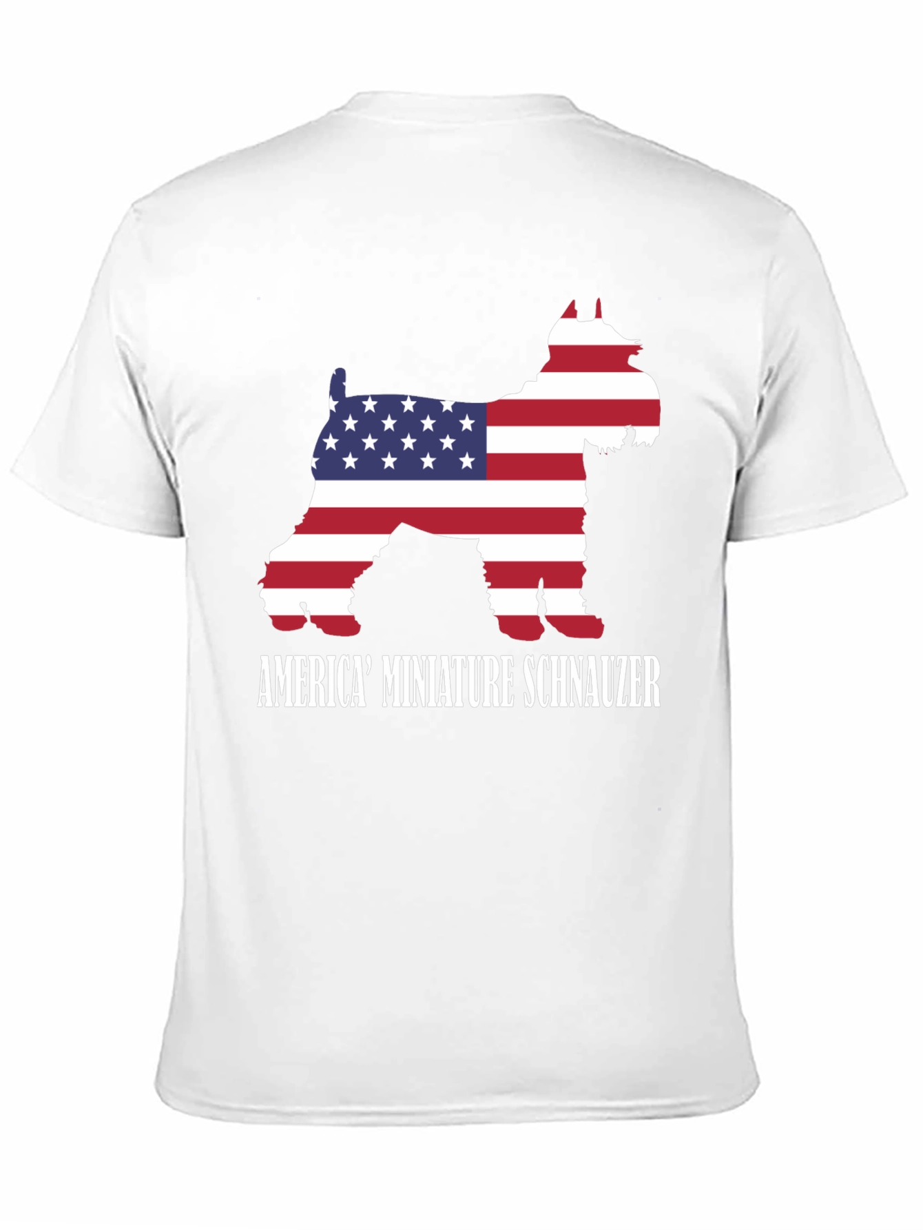 America Miniature Schnauzer T-Shirt