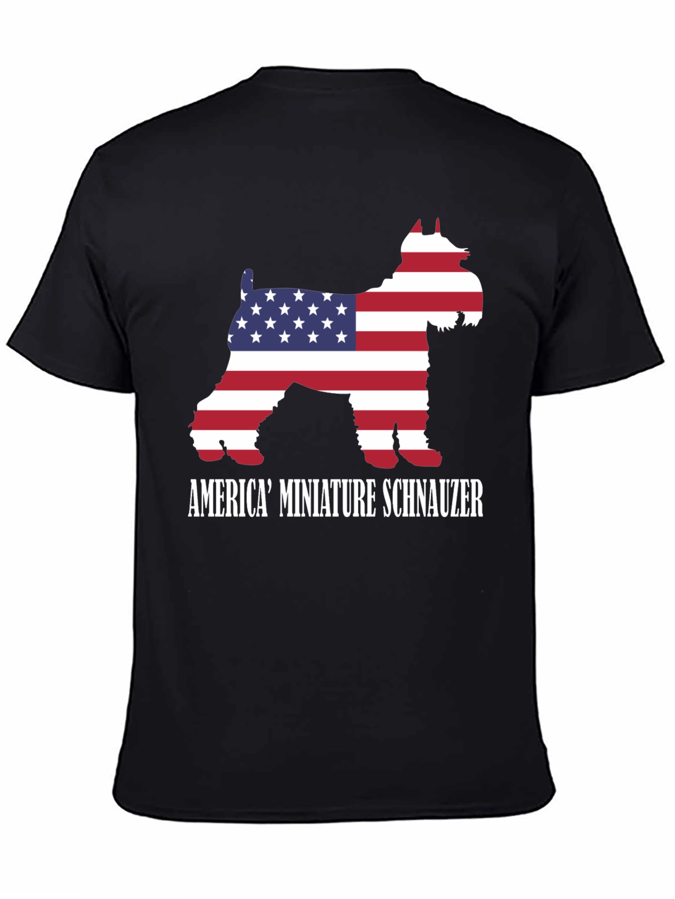 America Miniature Schnauzer T-Shirt