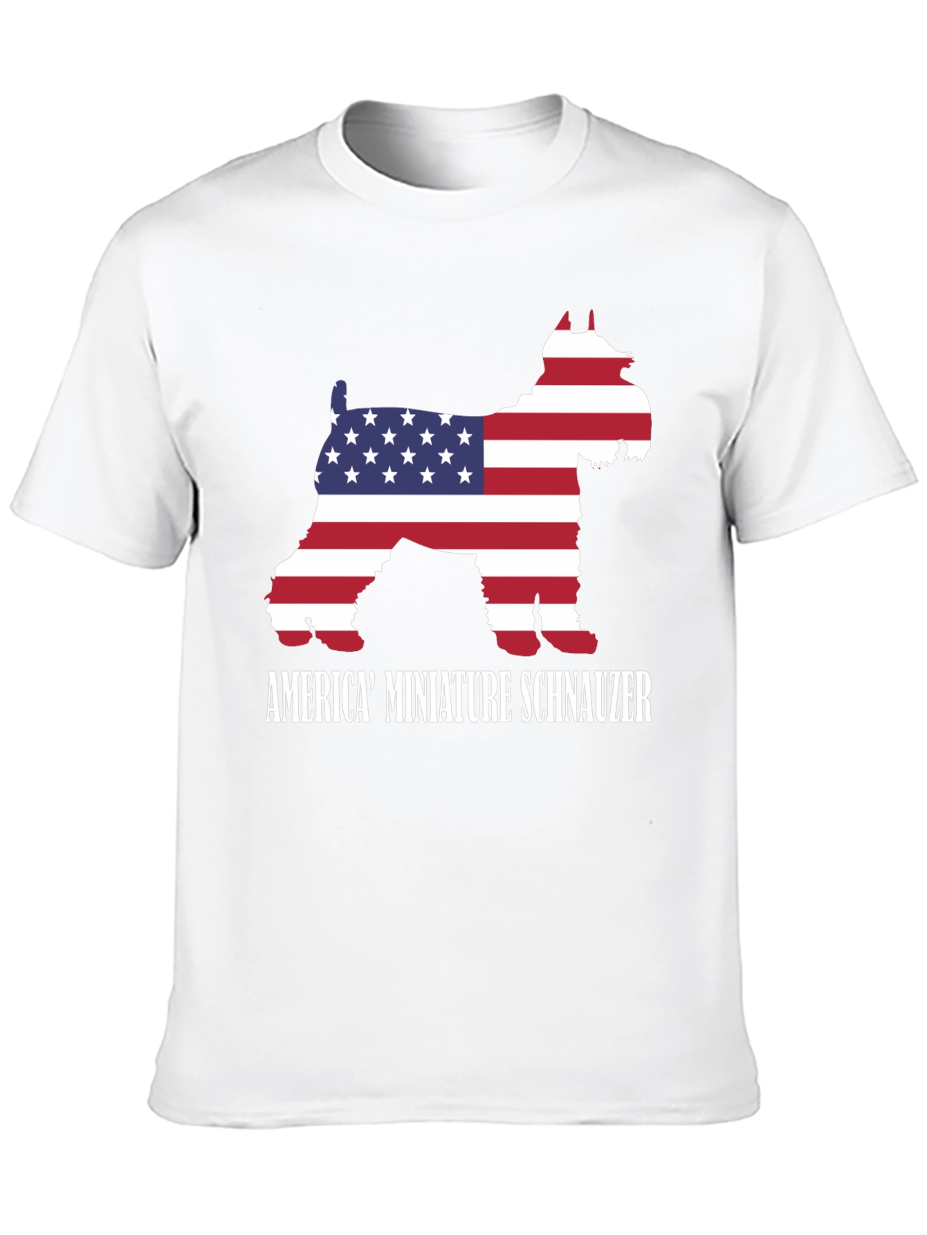 America Miniature Schnauzer T-Shirt