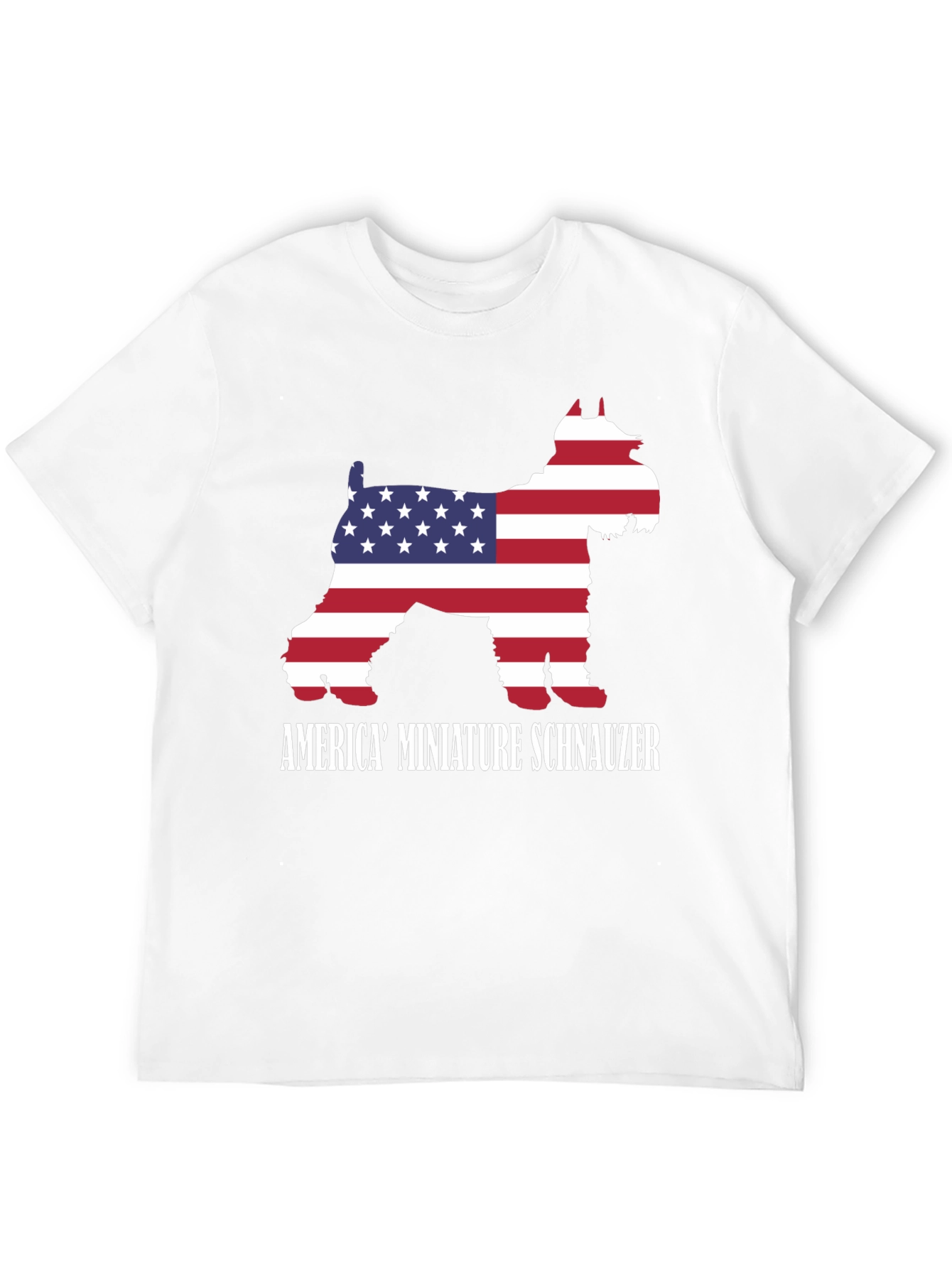 America Miniature Schnauzer T-Shirt