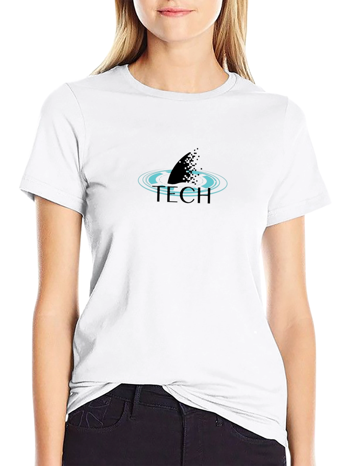 Tech Shark Black T-Shirt