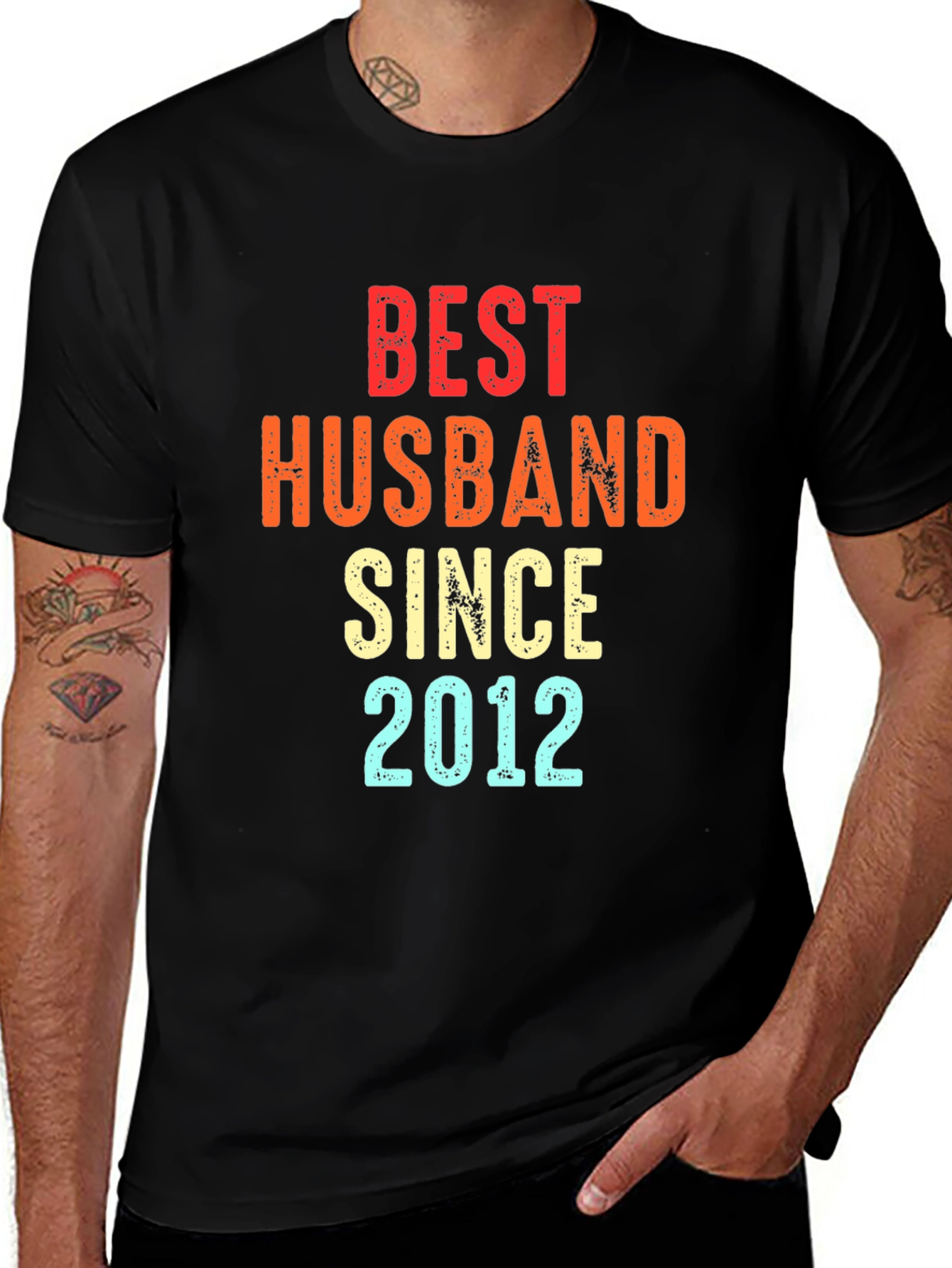 Best Husband Since 2012 Graphic T-Shirt