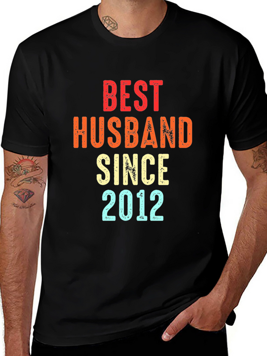 Best Husband Since 2012 Graphic T-Shirt