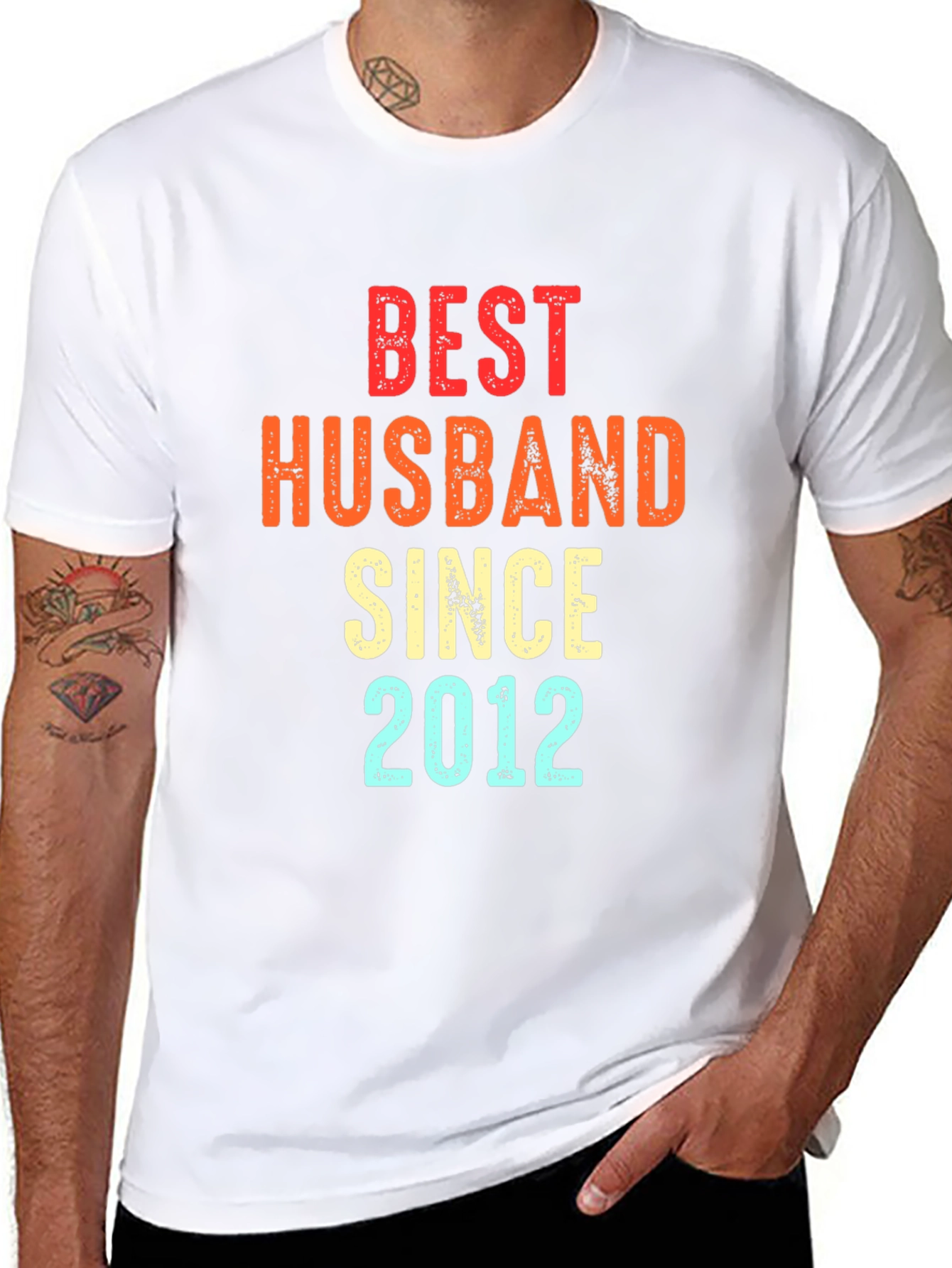 Best Husband Since 2012 Graphic T-Shirt