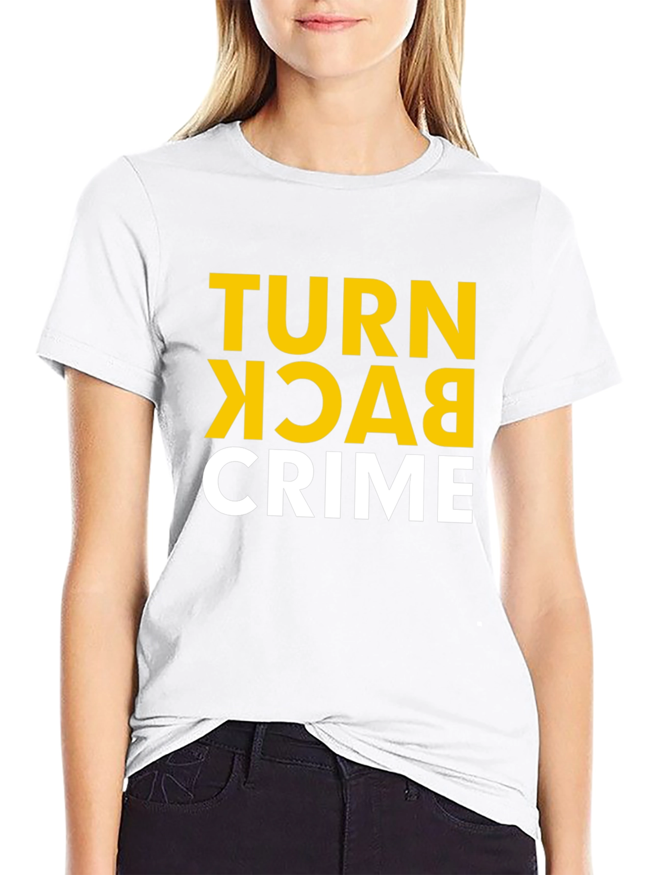 Turn Back Crime Graphic Tee