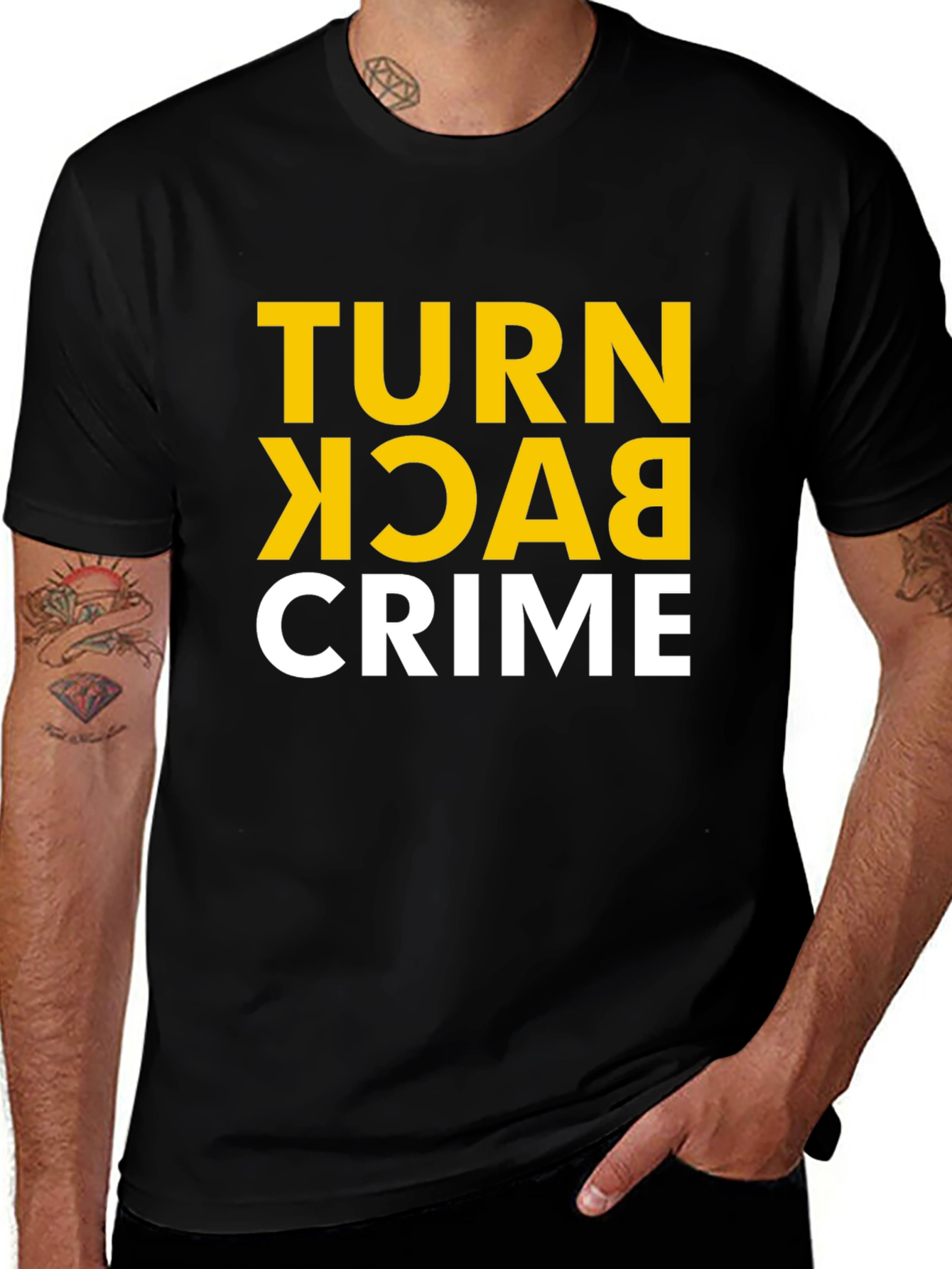 Turn Back Crime Graphic Tee