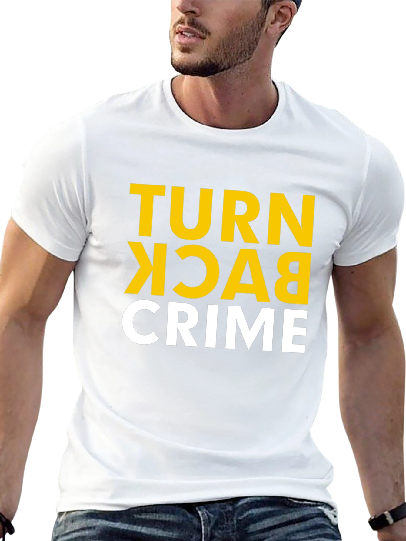 Turn Back Crime Graphic Tee