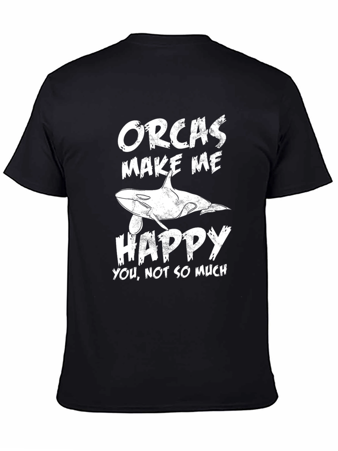 Orca Make Me Happy Graphic T-Shirt
