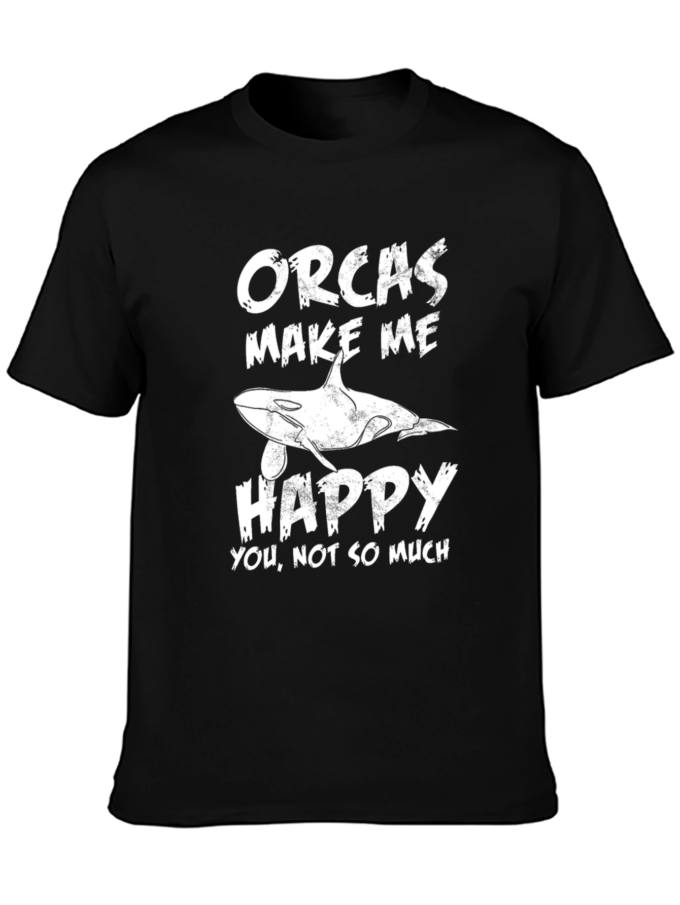 Orca Make Me Happy Graphic T-Shirt