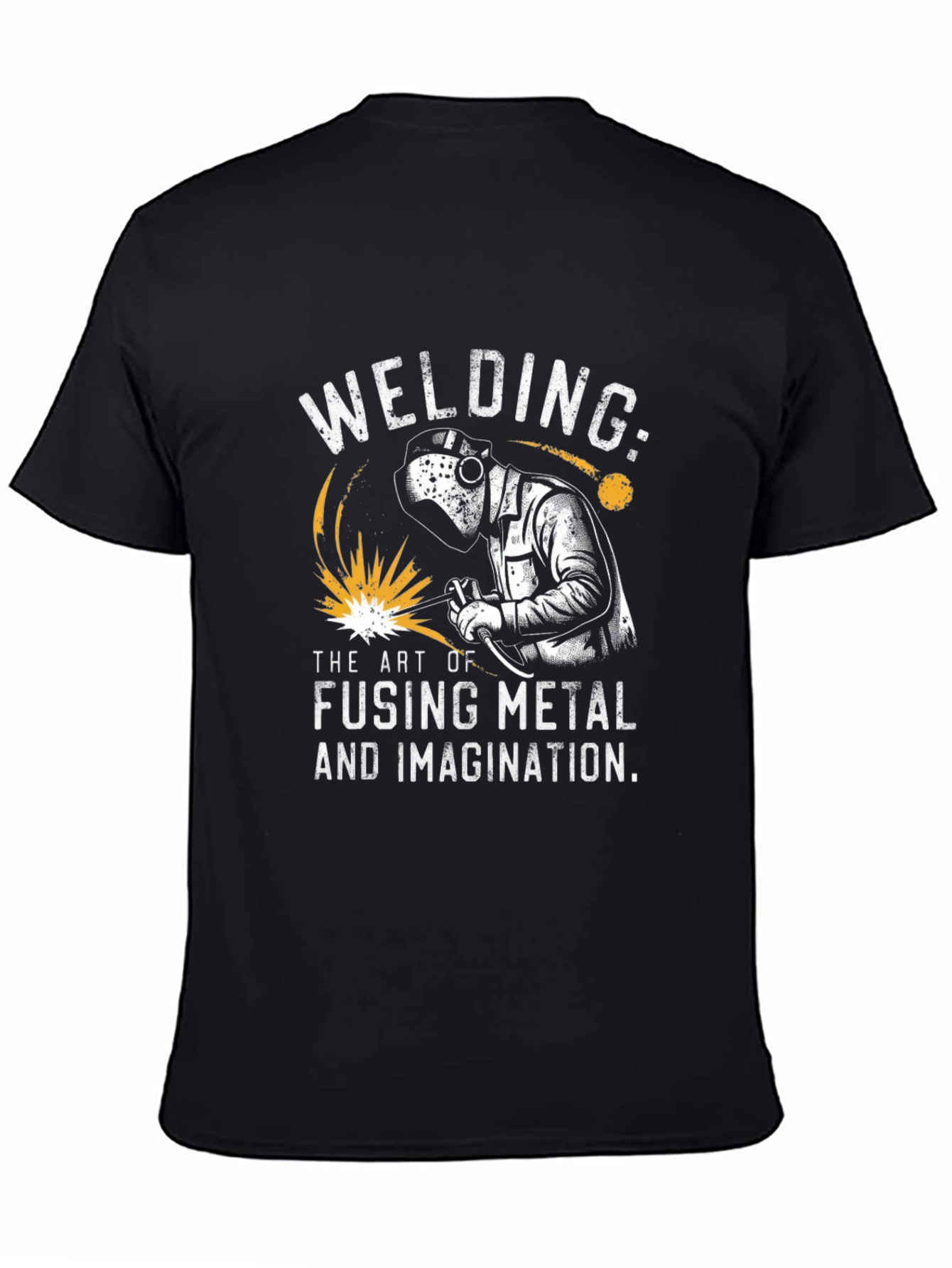 Welding Art T-Shirt - Fusing Metal & Imagination