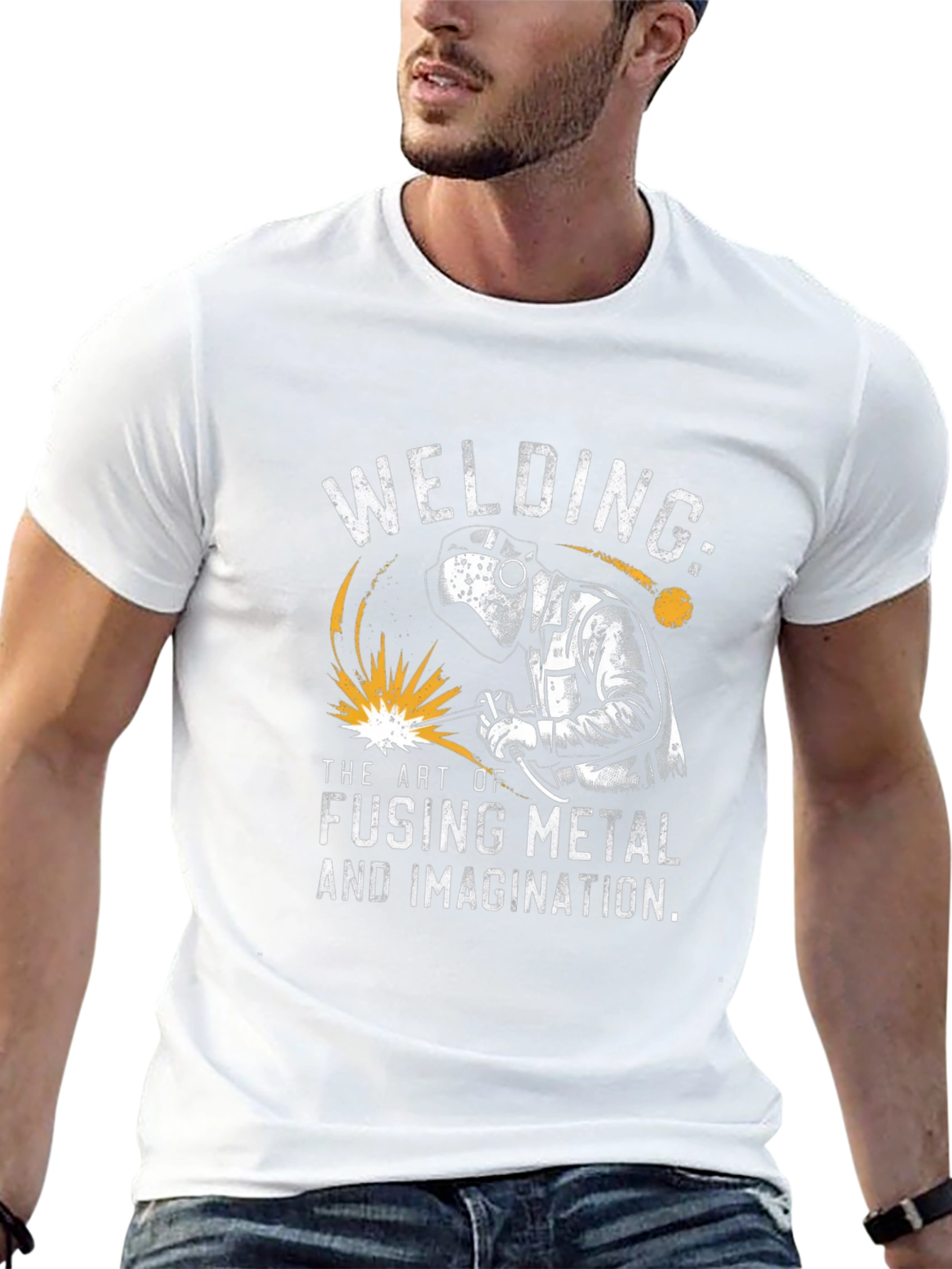 Welding Art T-Shirt - Fusing Metal & Imagination