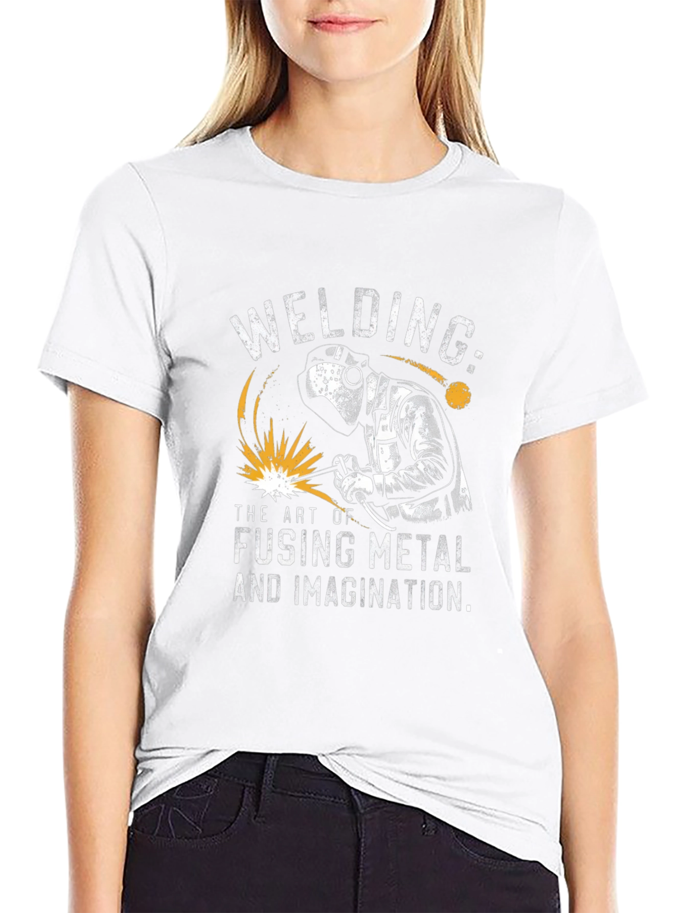 Welding Art T-Shirt - Fusing Metal & Imagination