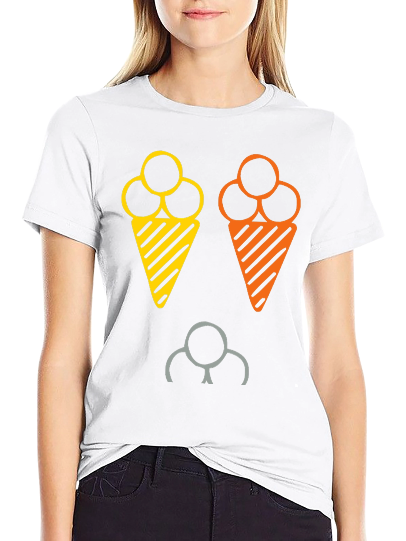 Fun Ice Cream Graphic T-Shirt