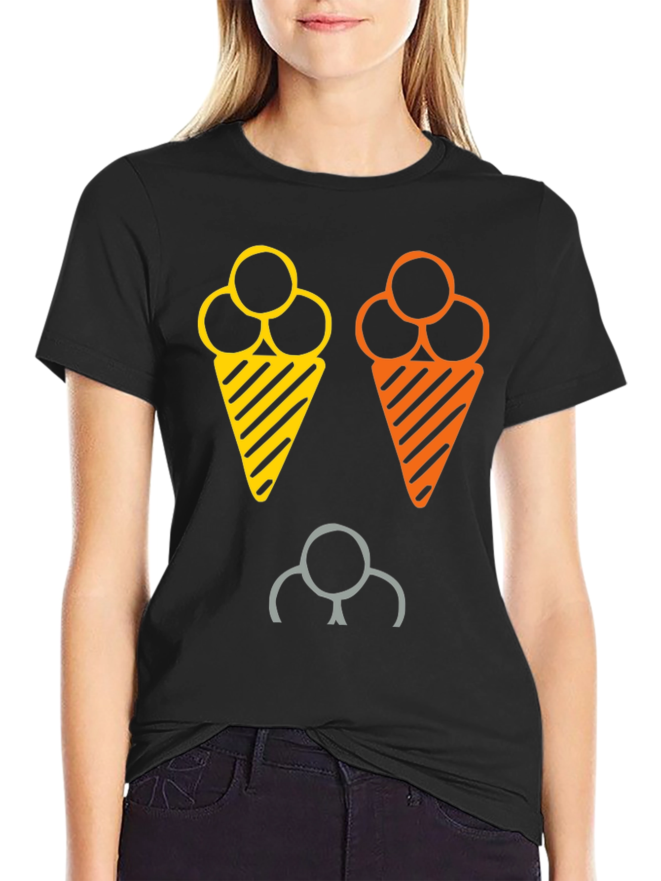 Fun Ice Cream Graphic T-Shirt