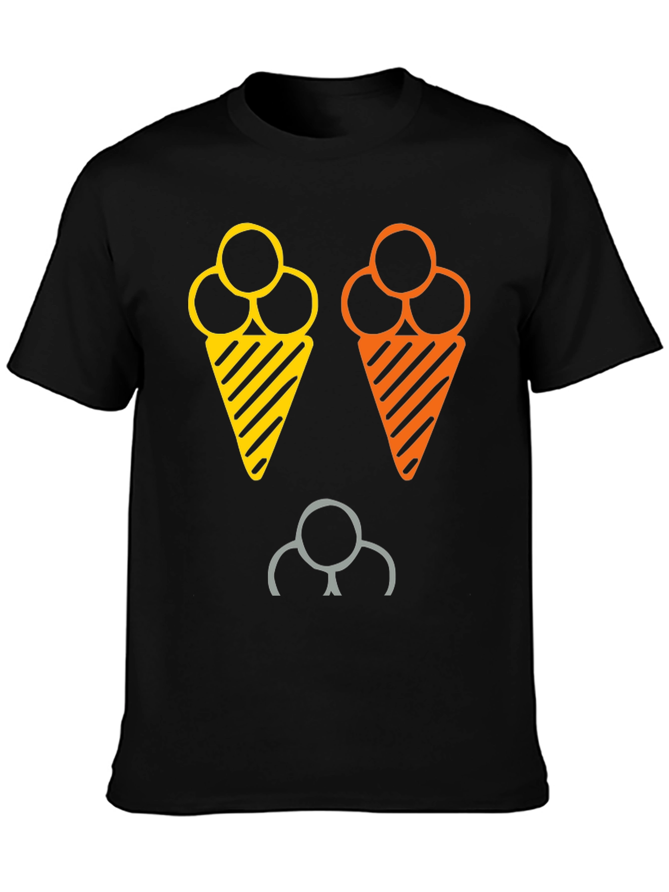 Fun Ice Cream Graphic T-Shirt