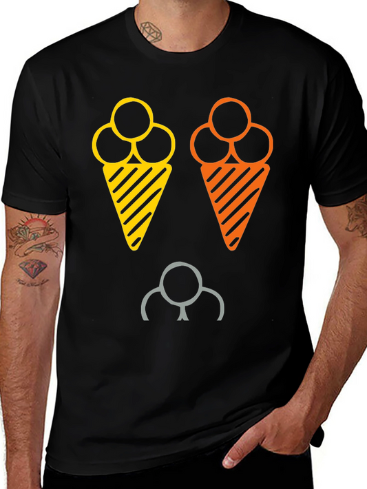 Fun Ice Cream Graphic T-Shirt