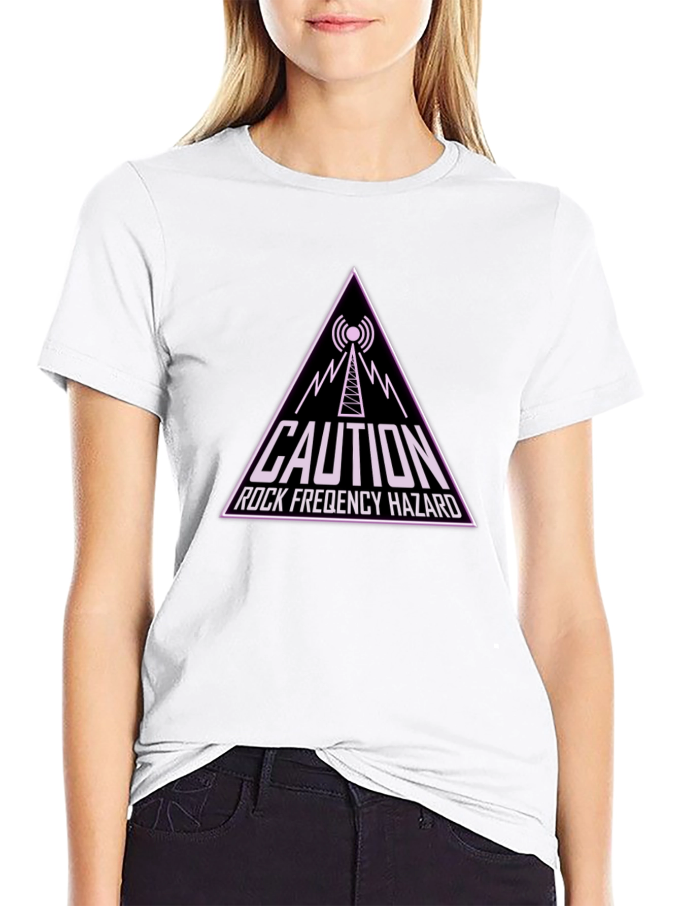 Caution Rock Frequency Hazard T-Shirt