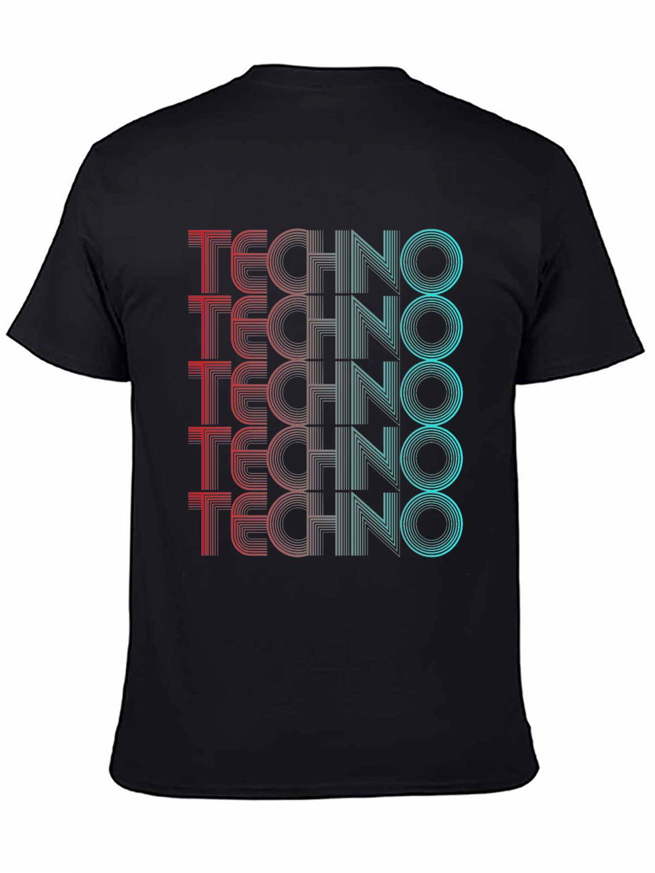 Retro Techno Graphic T-Shirt - Stylish Rave Wear