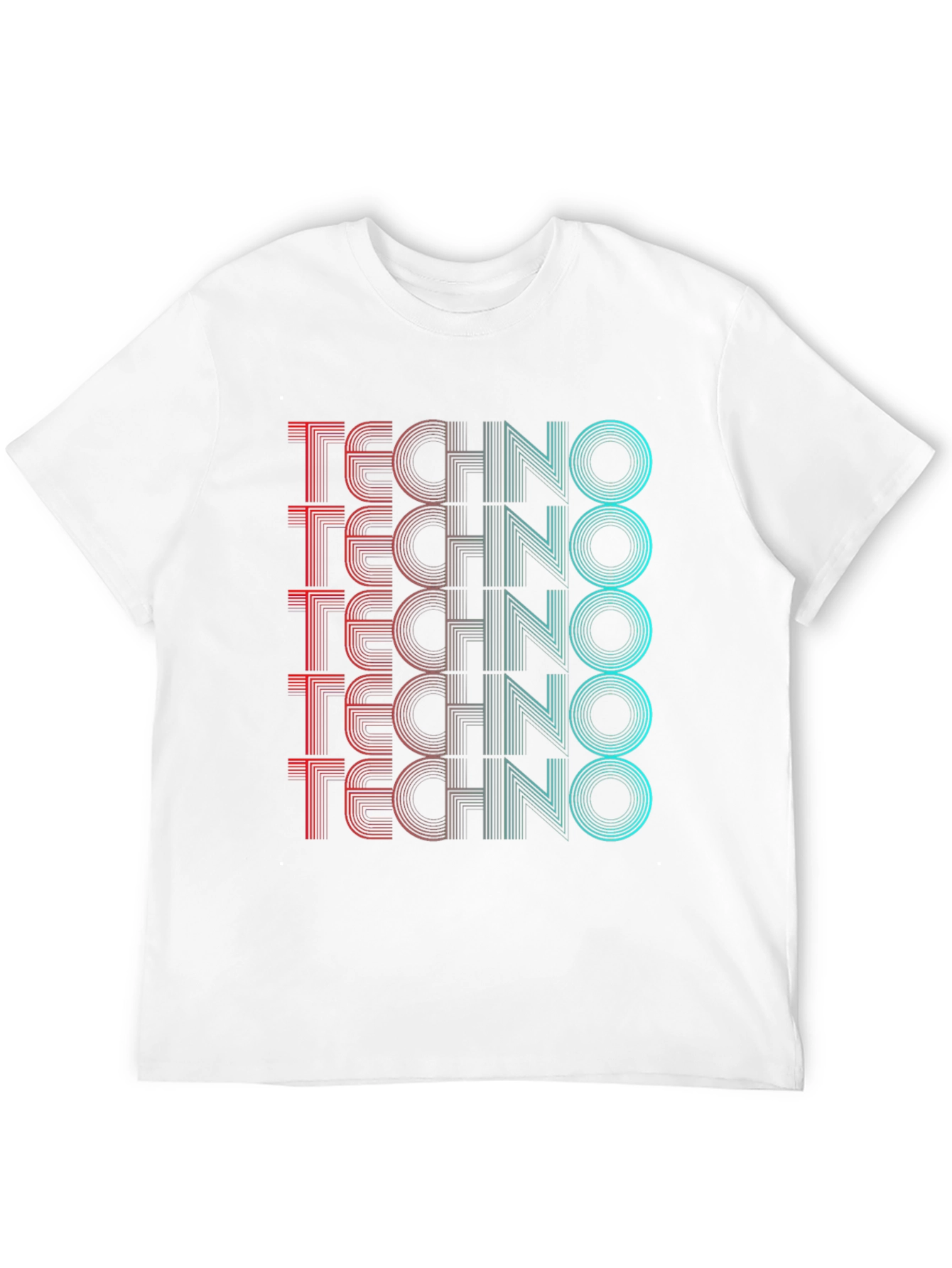Retro Techno Graphic T-Shirt - Stylish Rave Wear