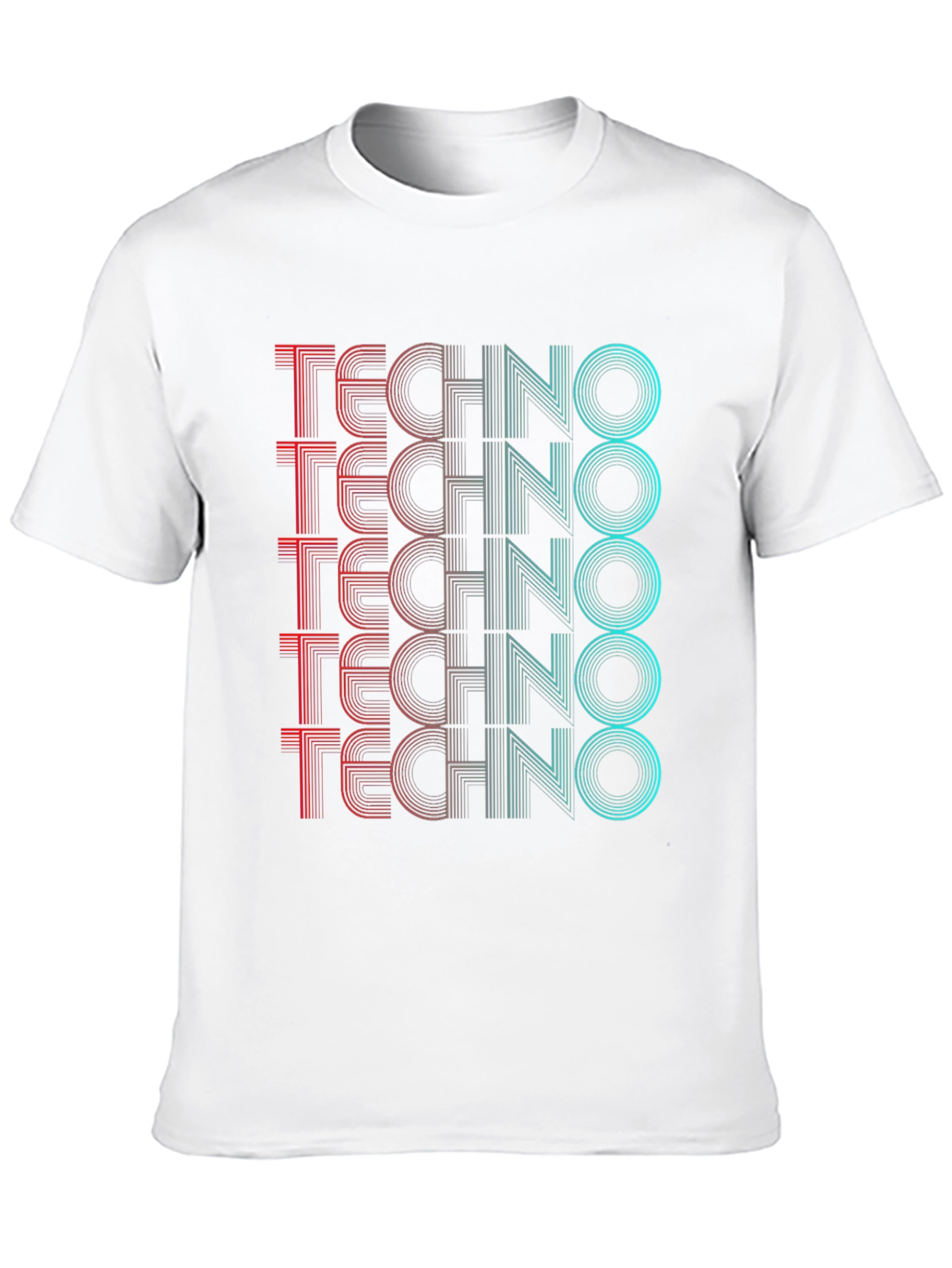 Retro Techno Graphic T-Shirt - Stylish Rave Wear