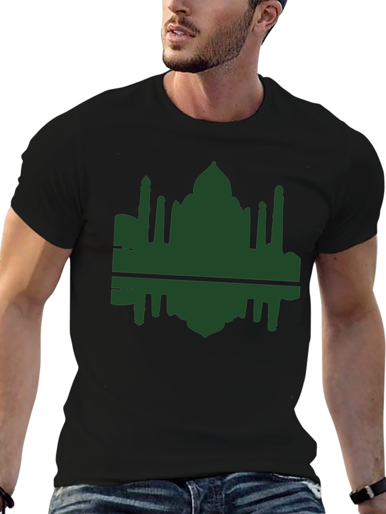 Taj Mahal Silhouette Graphic Tee