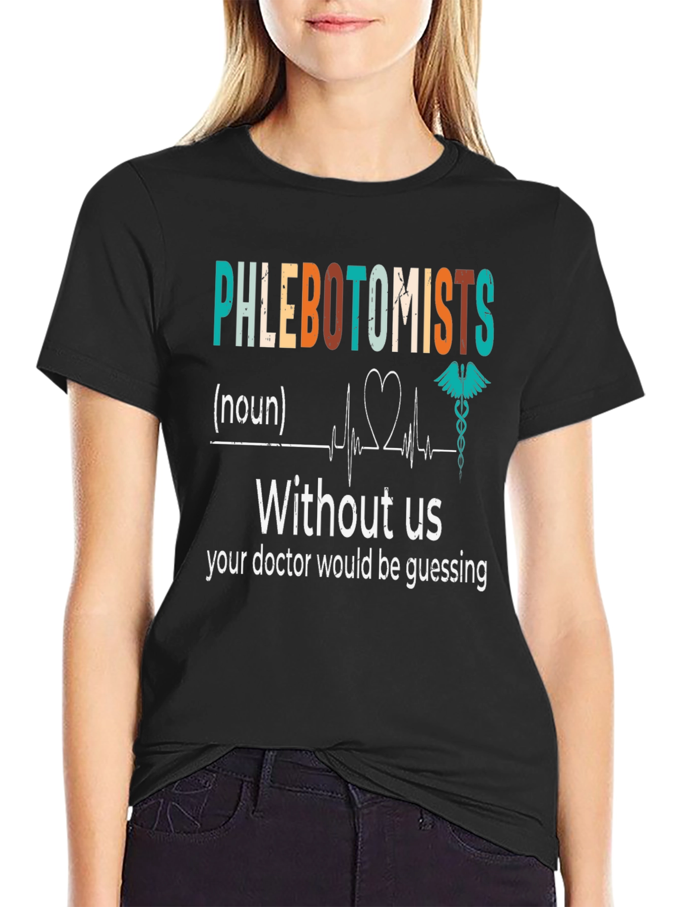 Phlebotomist Definition T-Shirt - Medical Profession Apparel