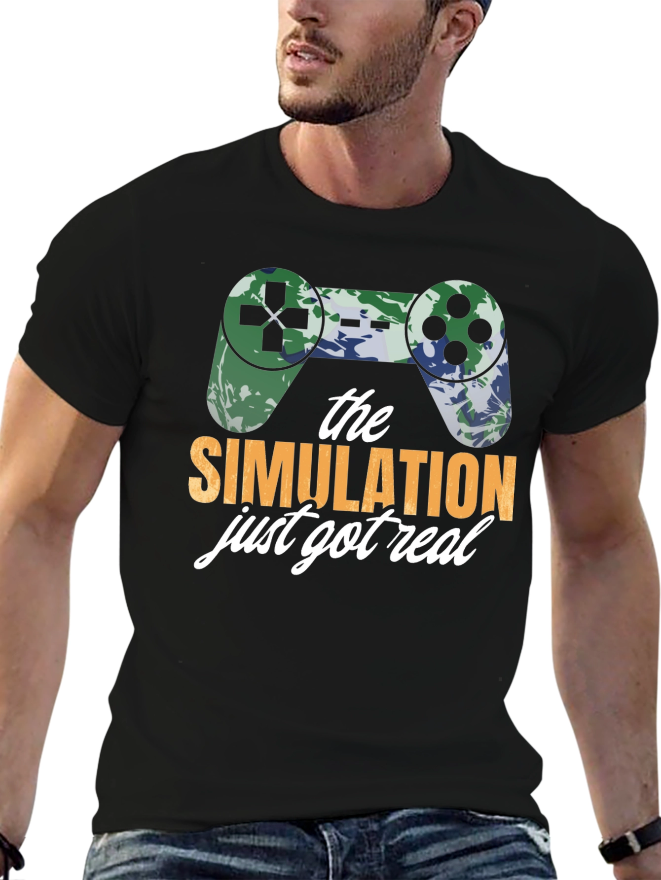 Simulation Just Got Real Gamer T-Shirt