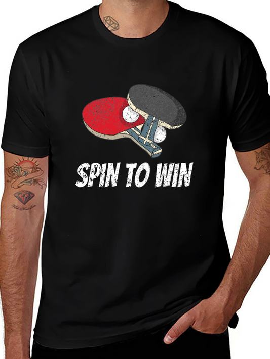 Spin To Win Ping Pong T-Shirt