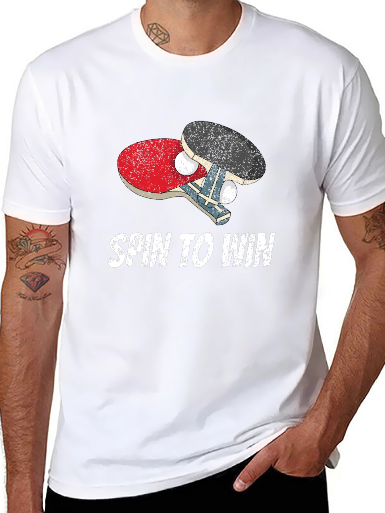 Spin To Win Ping Pong T-Shirt