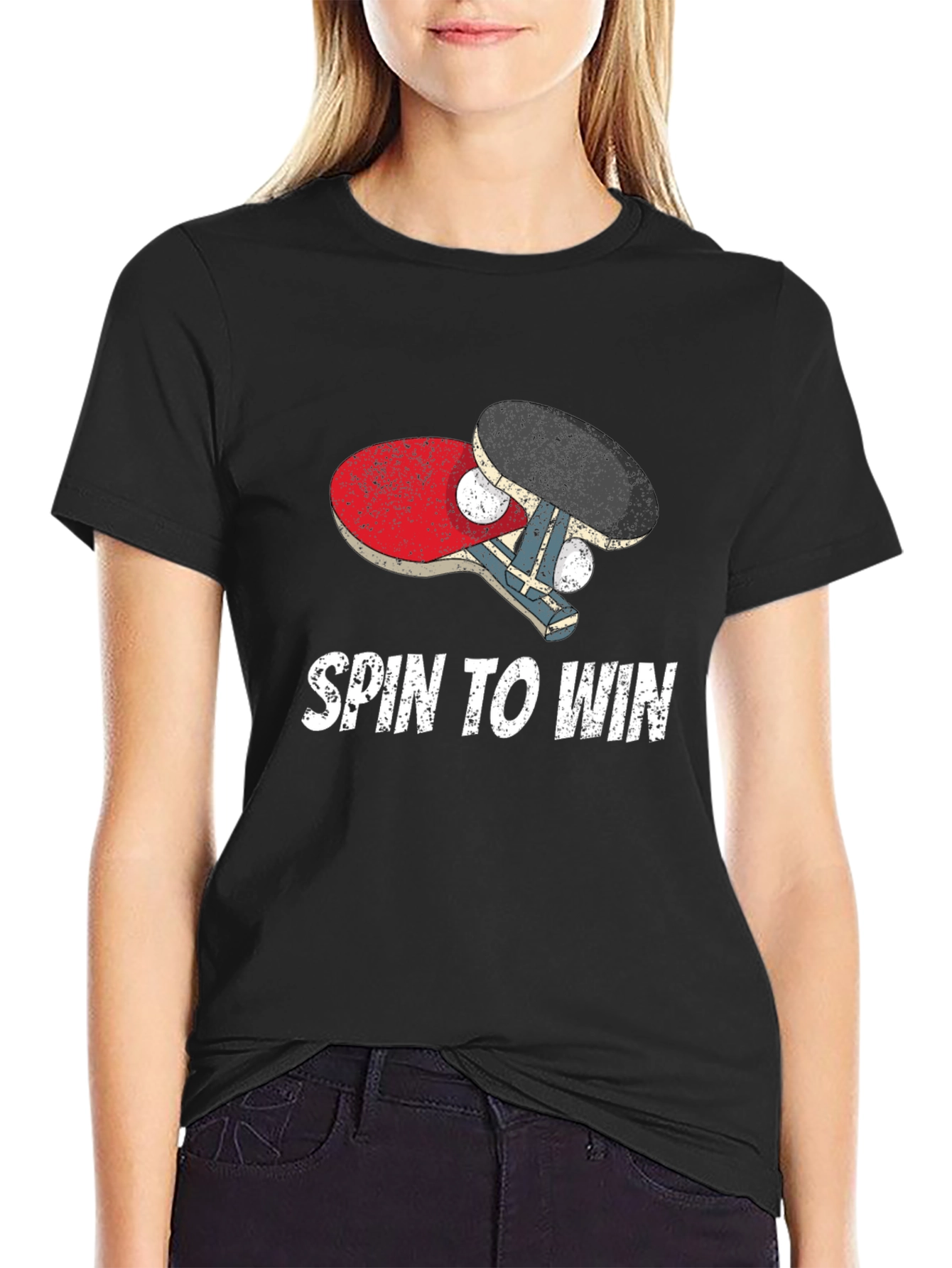 Spin To Win Ping Pong T-Shirt