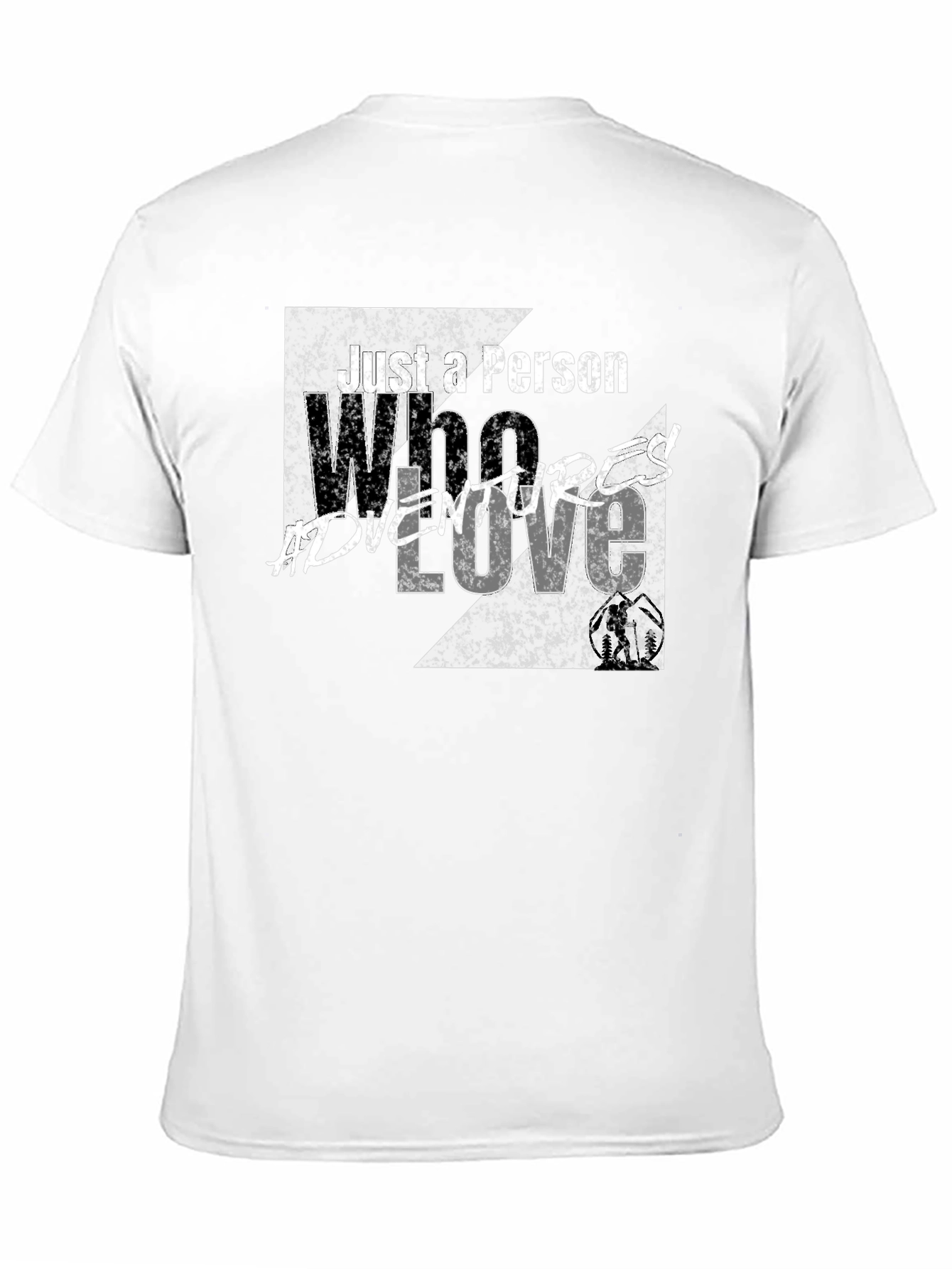 Adventure Love Black Graphic Tee