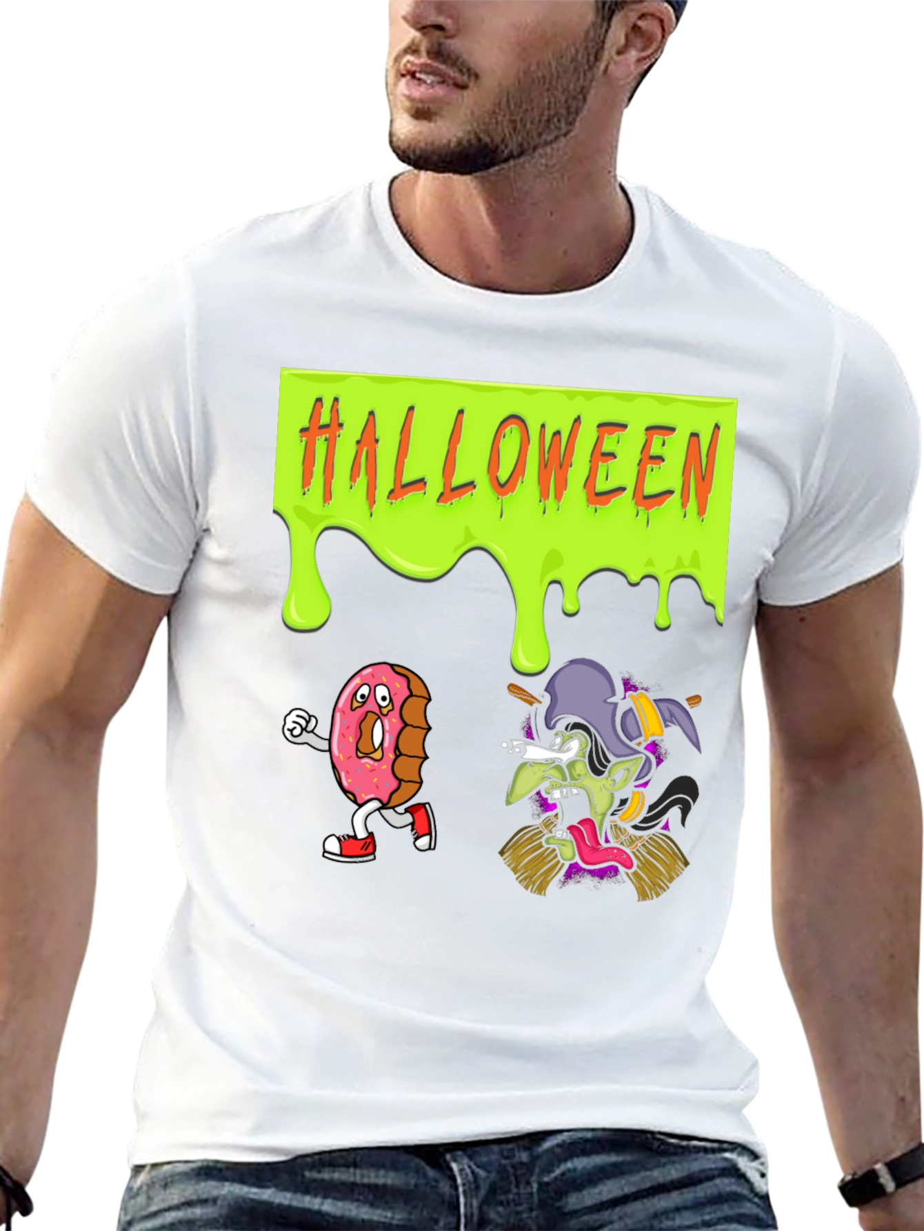 Halloween Donut Witch T-Shirt