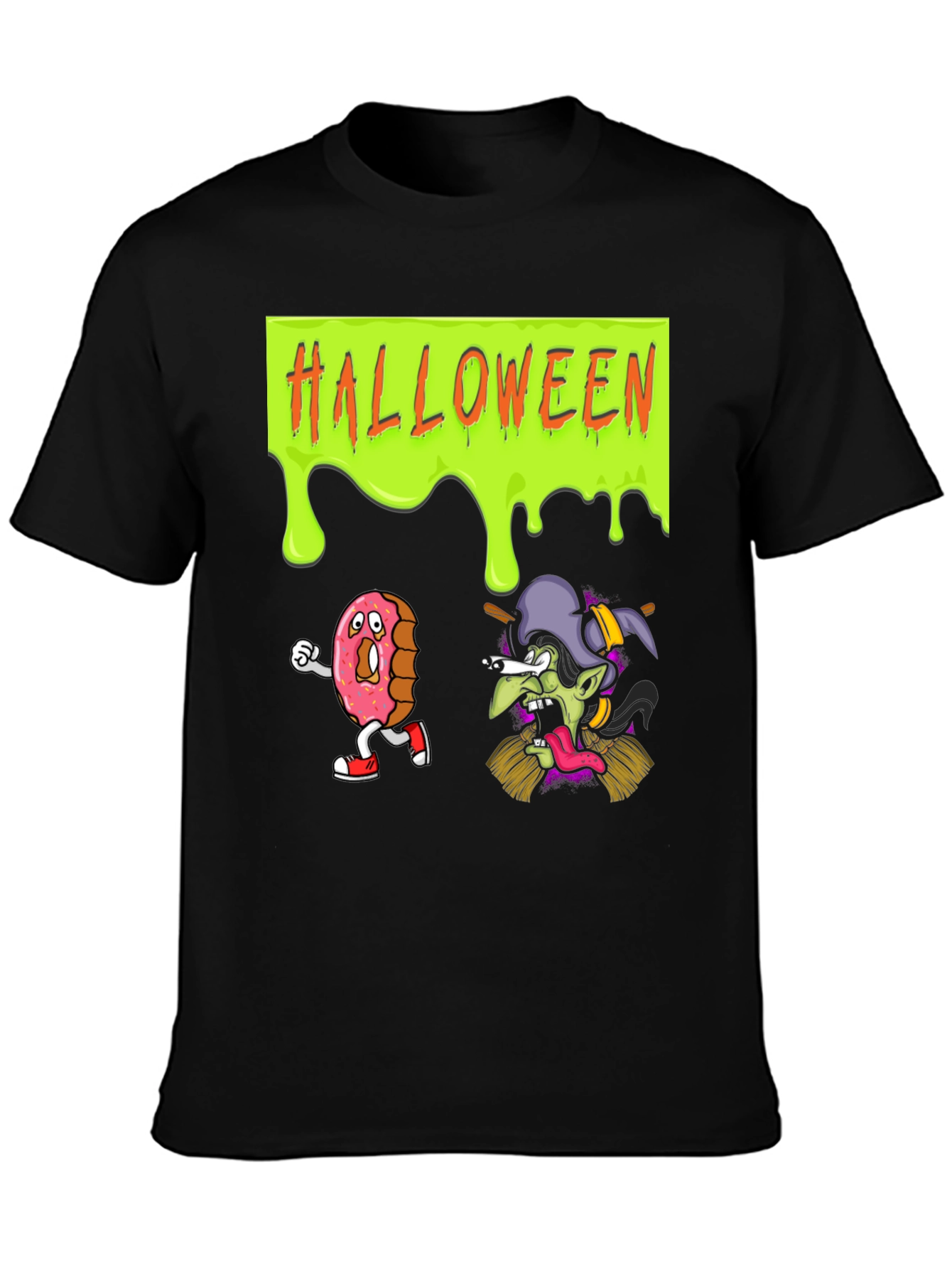 Halloween Donut Witch T-Shirt