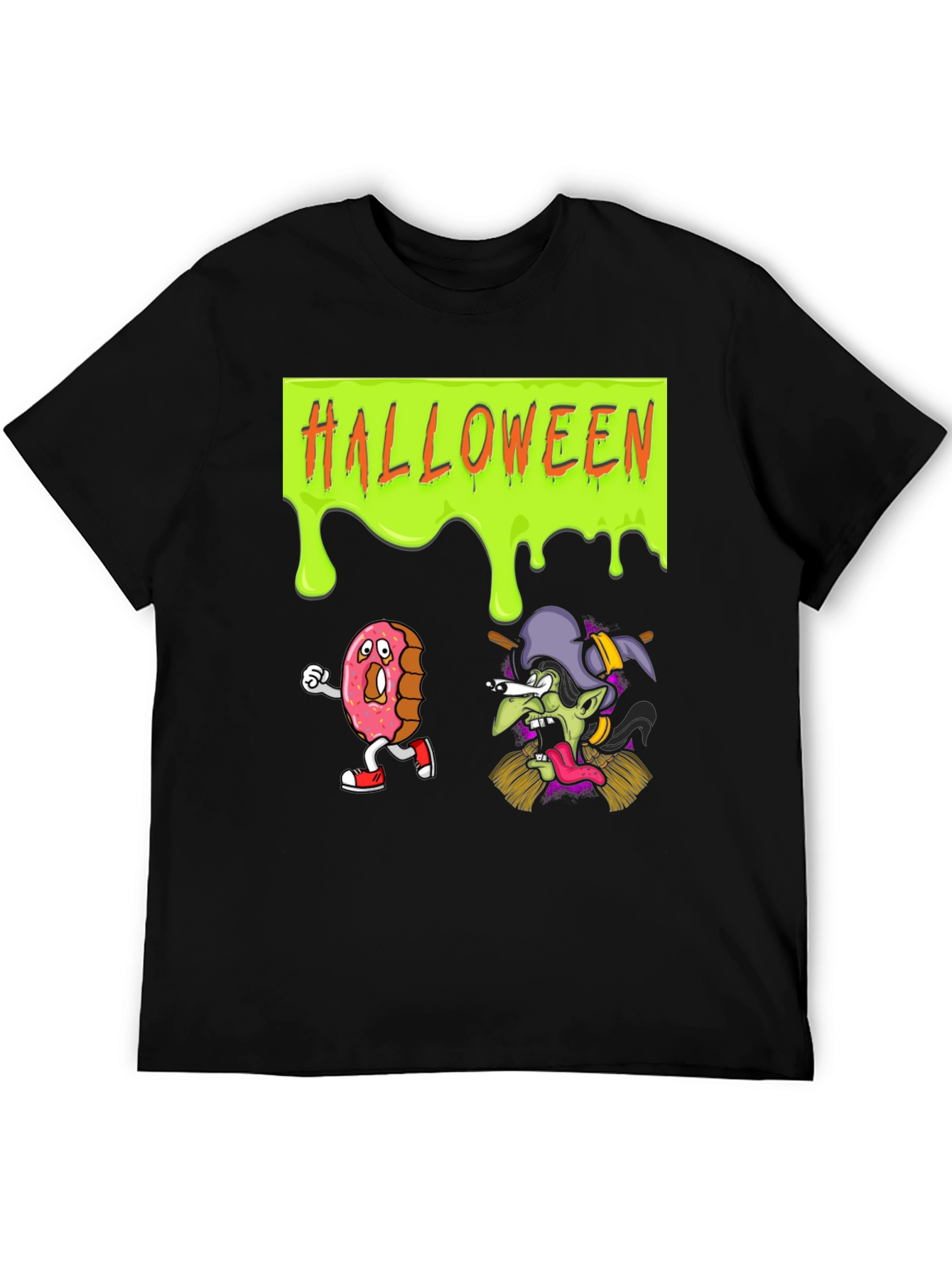 Halloween Donut Witch T-Shirt