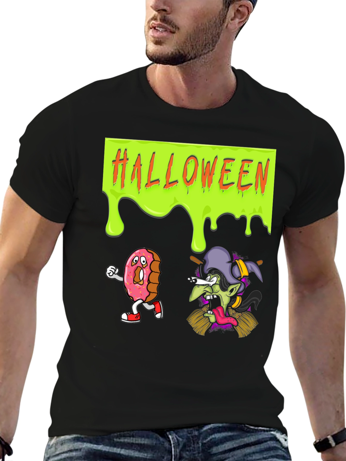 Halloween Donut Witch T-Shirt